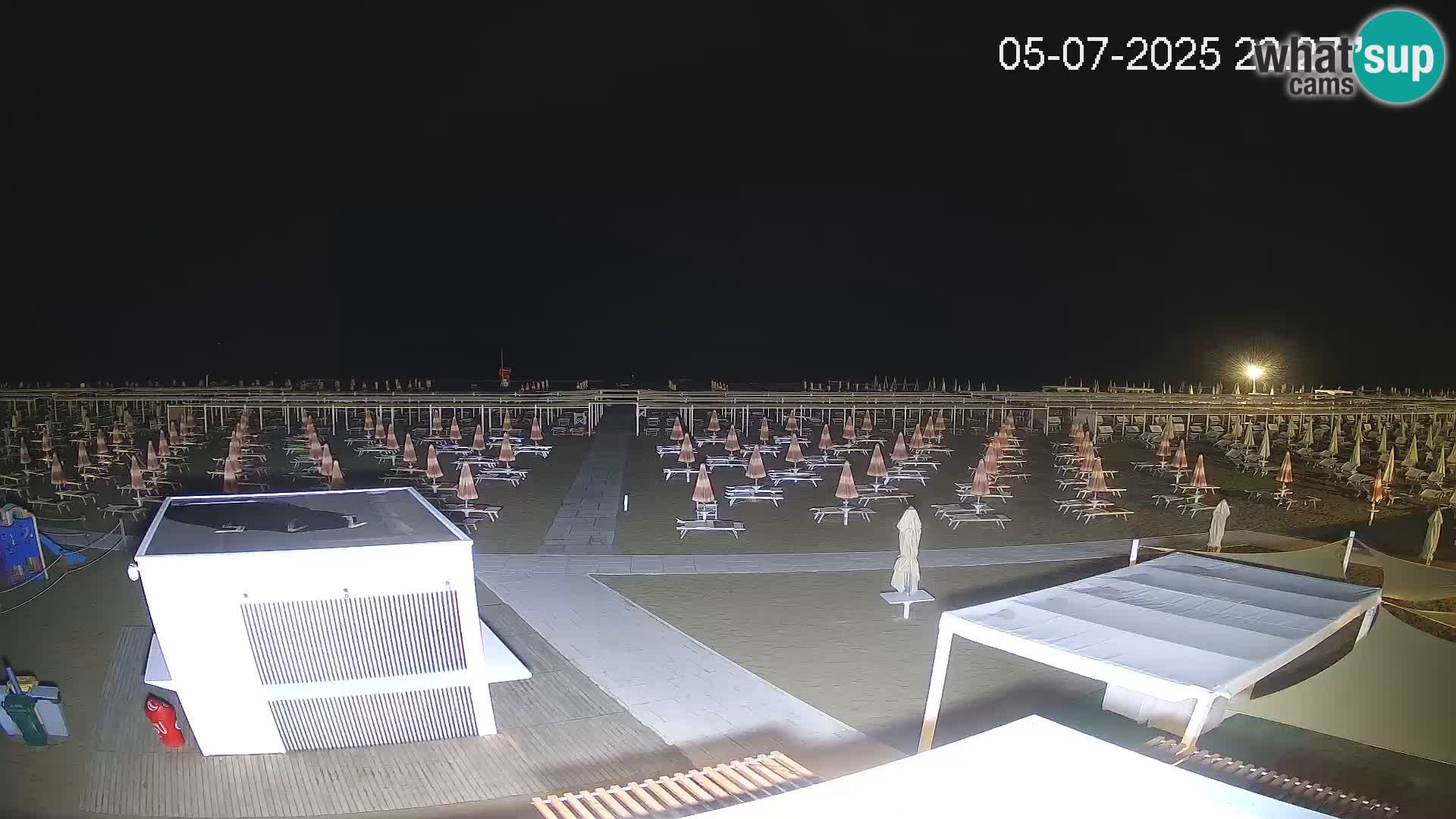Live webcam Riccione – Bagni Oreste spiaggia 115
