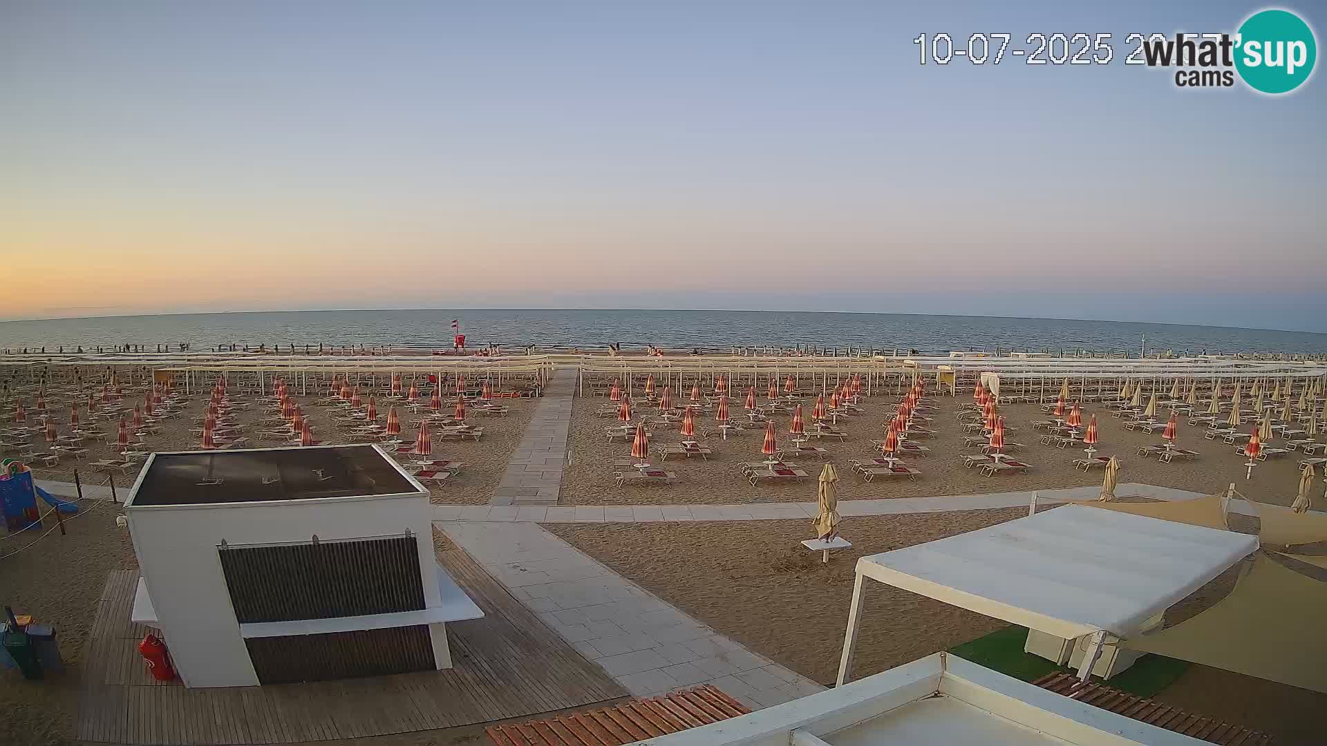 Live webcam Riccione beach – Bagni Oreste spiaggia 115