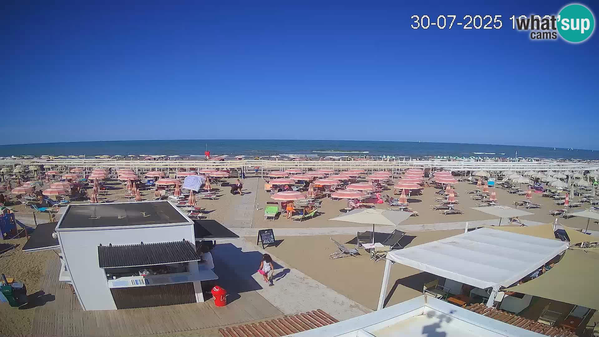 Web kamera plaža Riccione – Bagni Oreste spiaggia 115 – Italija