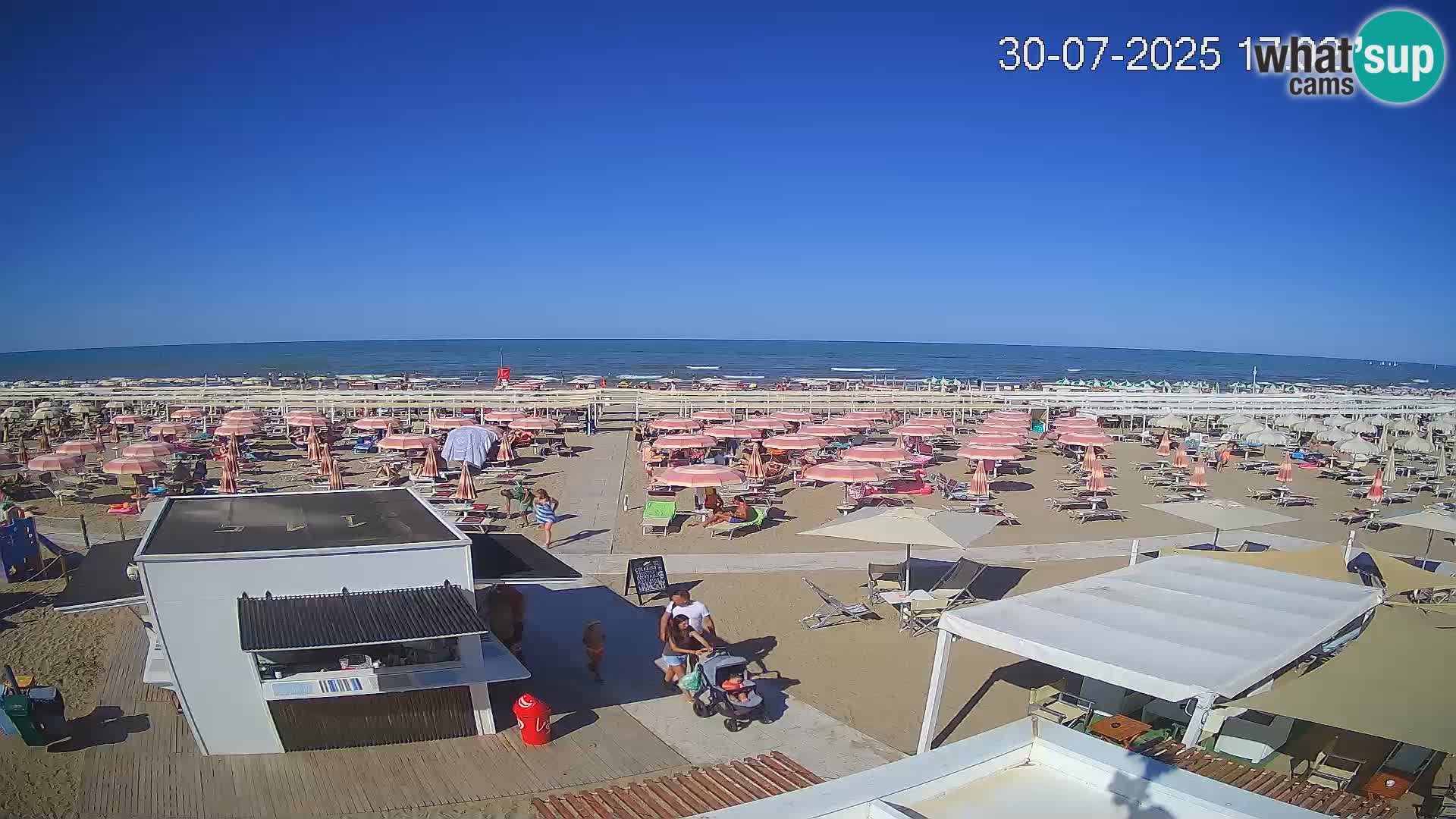 Camera en vivo playa Riccione – Bagni Oreste spiaggia 115 – Italia