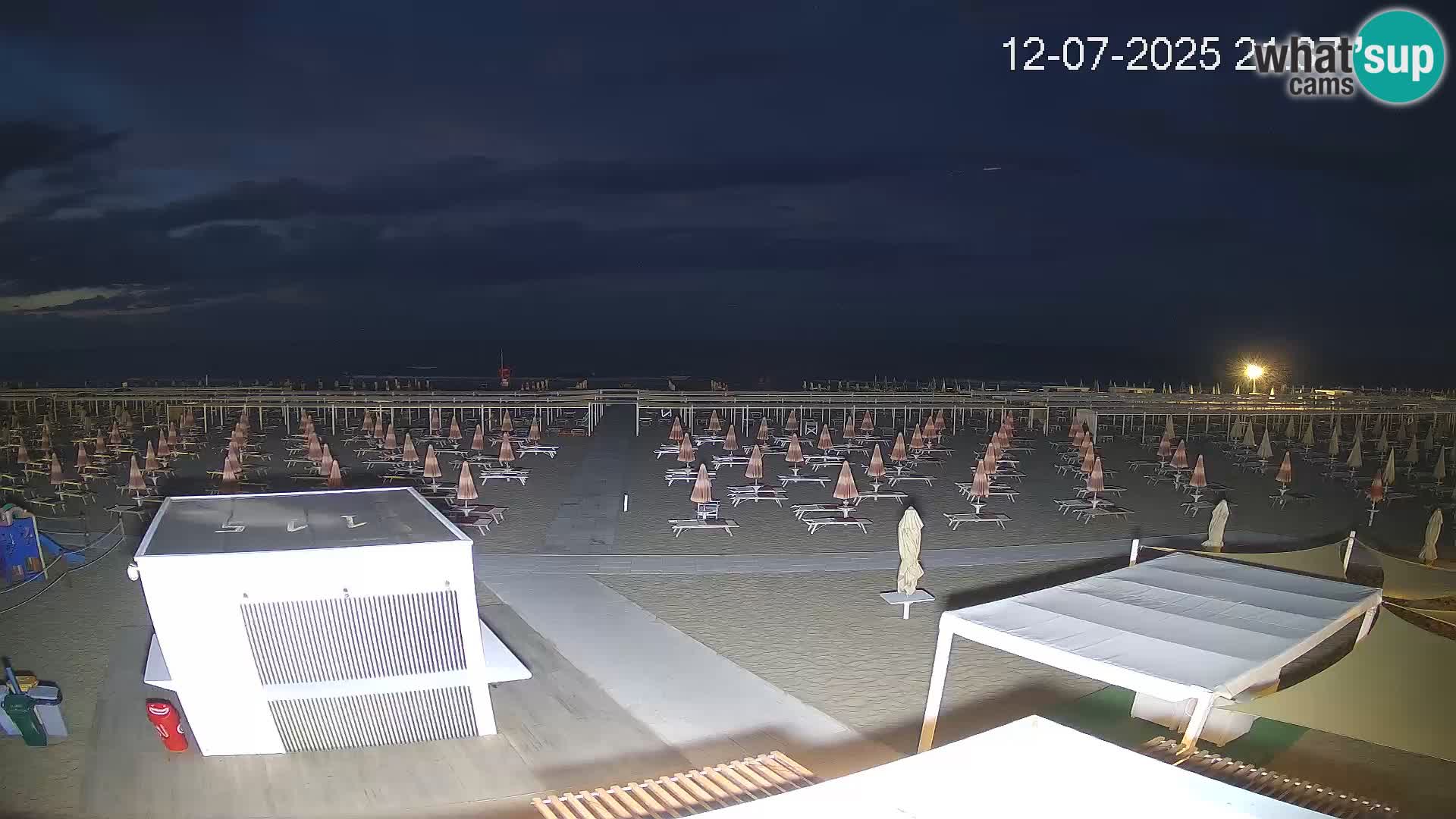 Live webcam Riccione beach – Bagni Oreste spiaggia 115