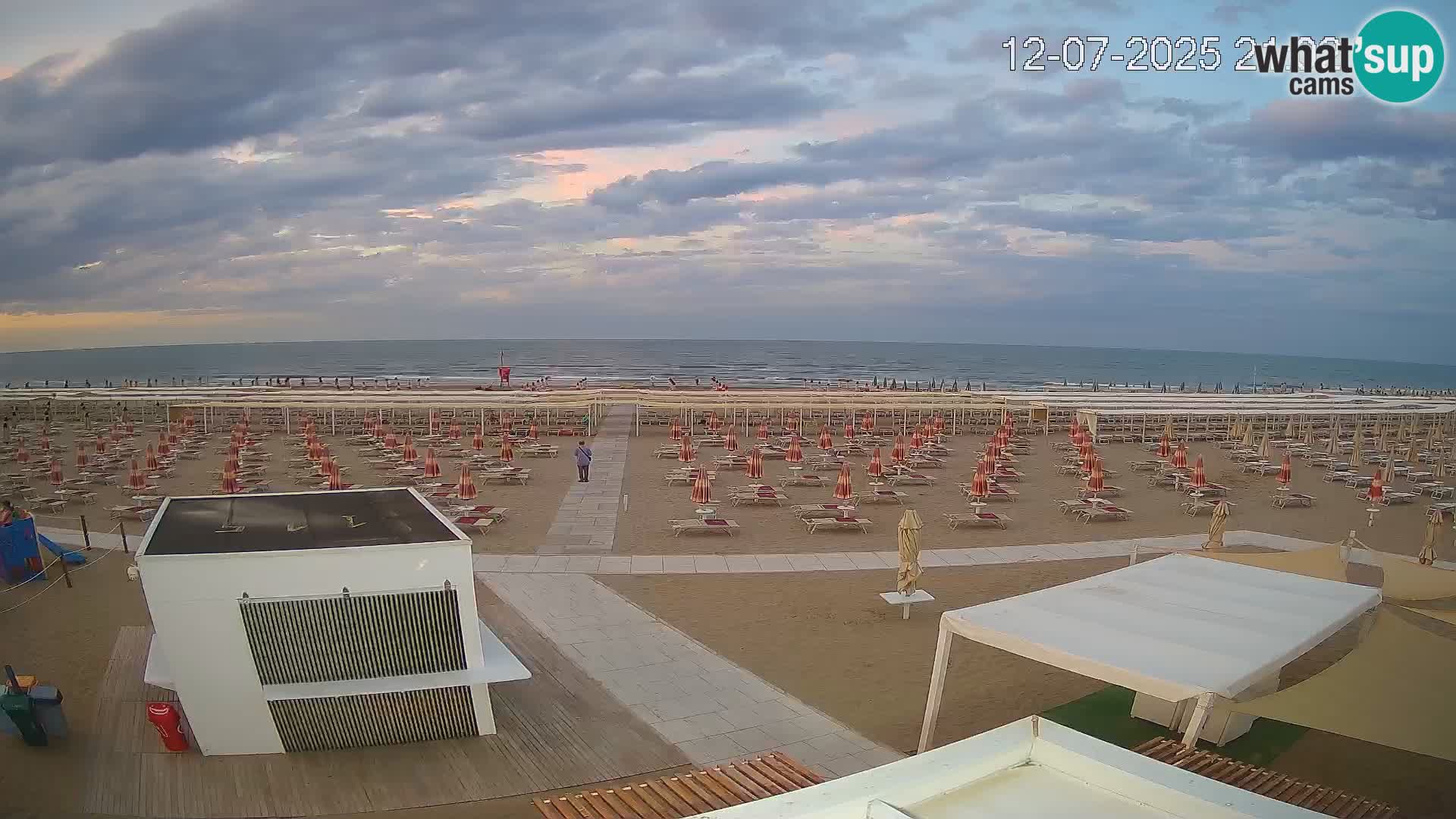 Live webcam Riccione beach – Bagni Oreste spiaggia 115