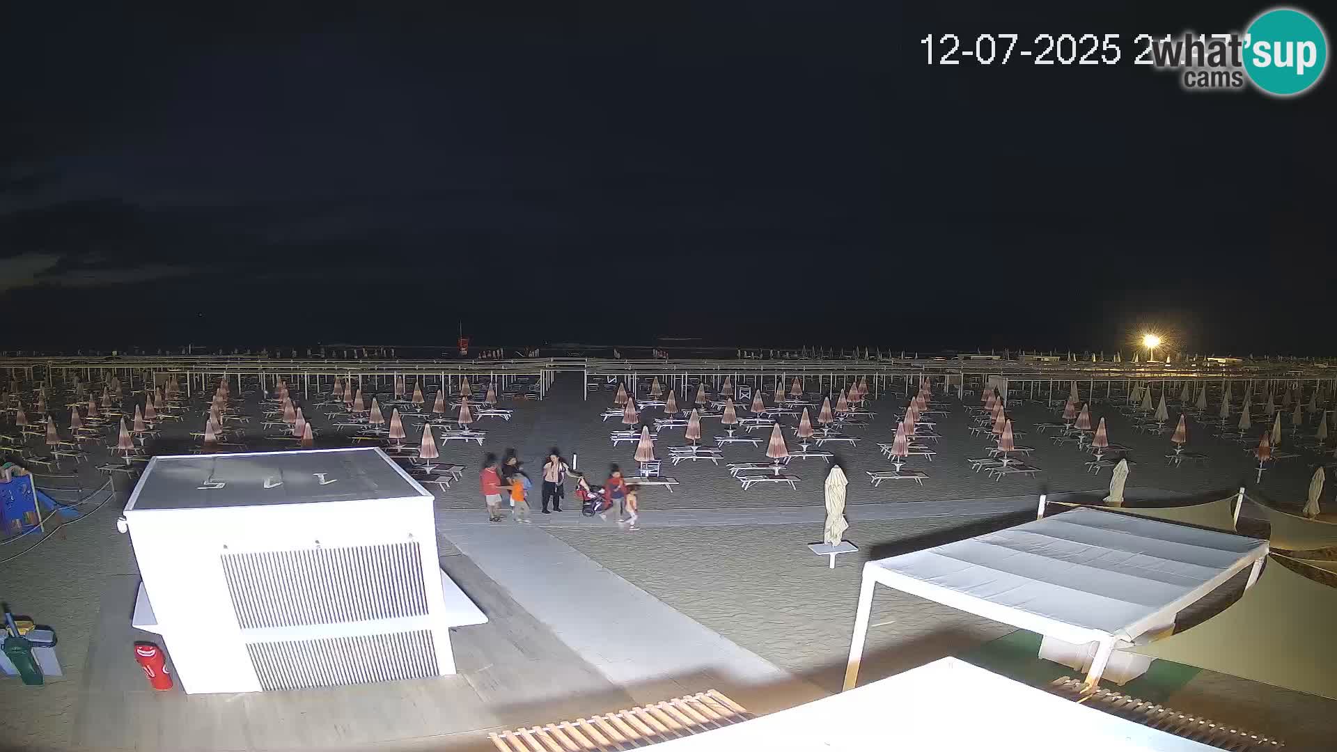 Spletna kamera plaža Riccione – Bagni Oreste spiaggia 115 – Italija