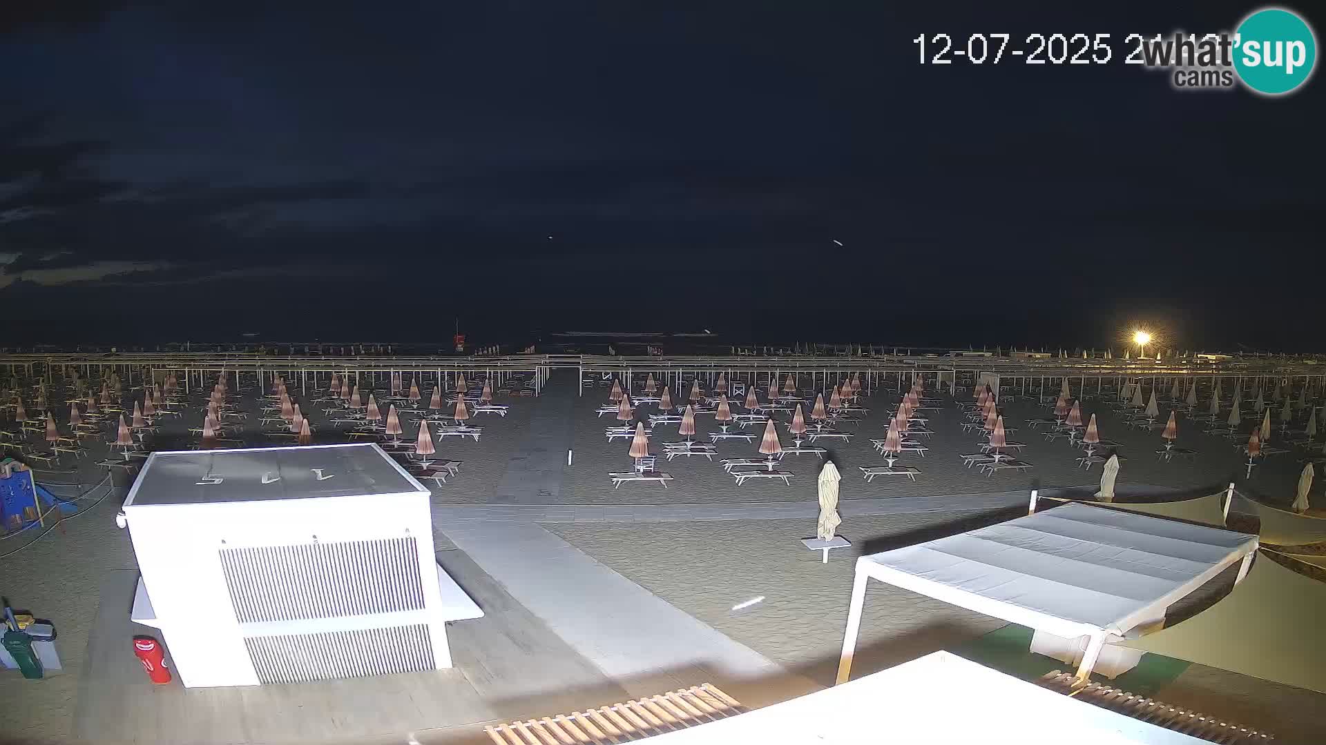 Spletna kamera plaža Riccione – Bagni Oreste spiaggia 115 – Italija