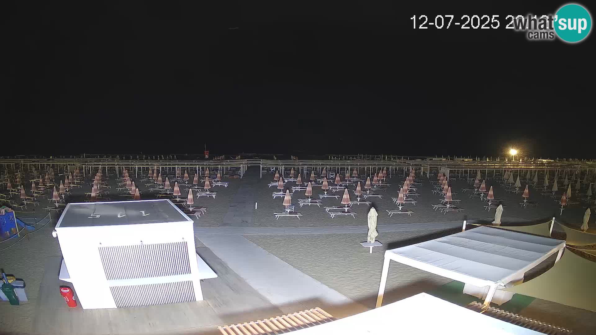 Live webcam Riccione – Bagni Oreste spiaggia 115
