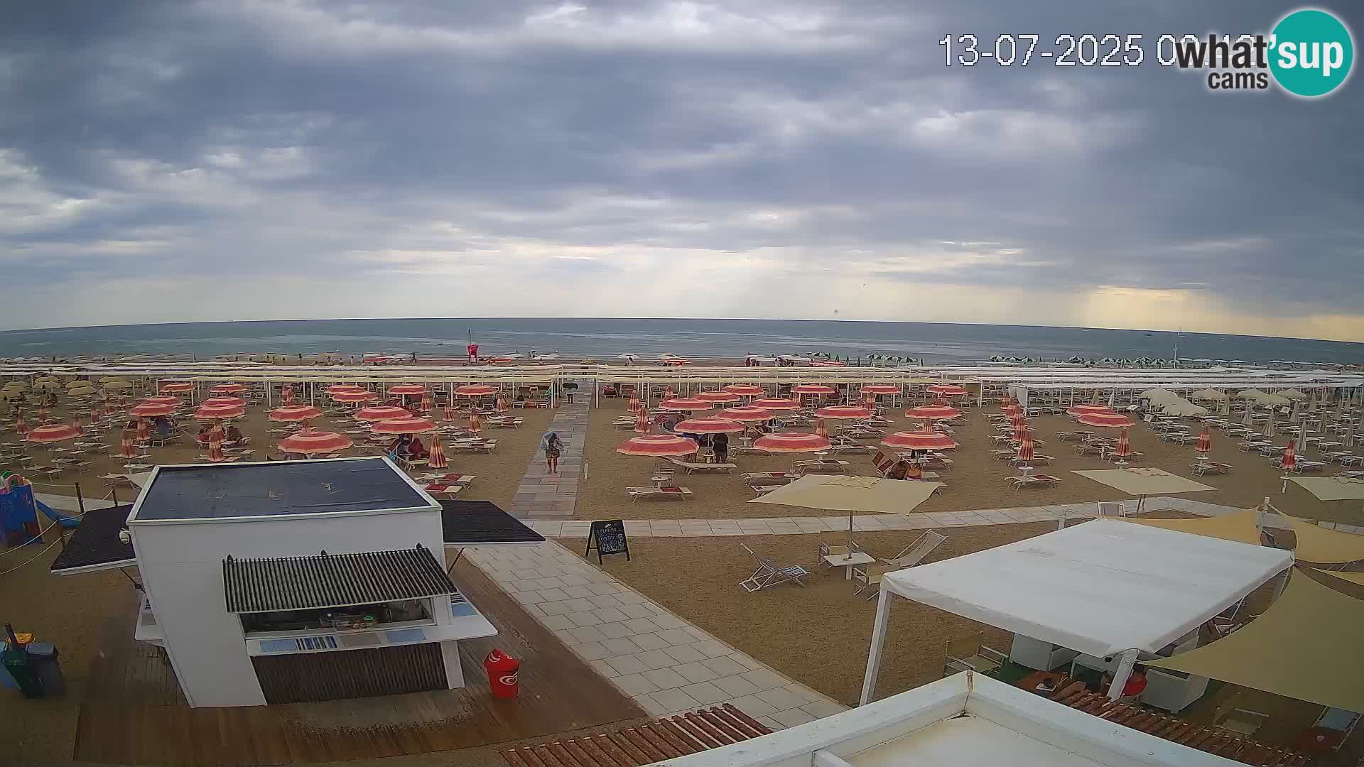 Live webcam Riccione beach – Bagni Oreste spiaggia 115