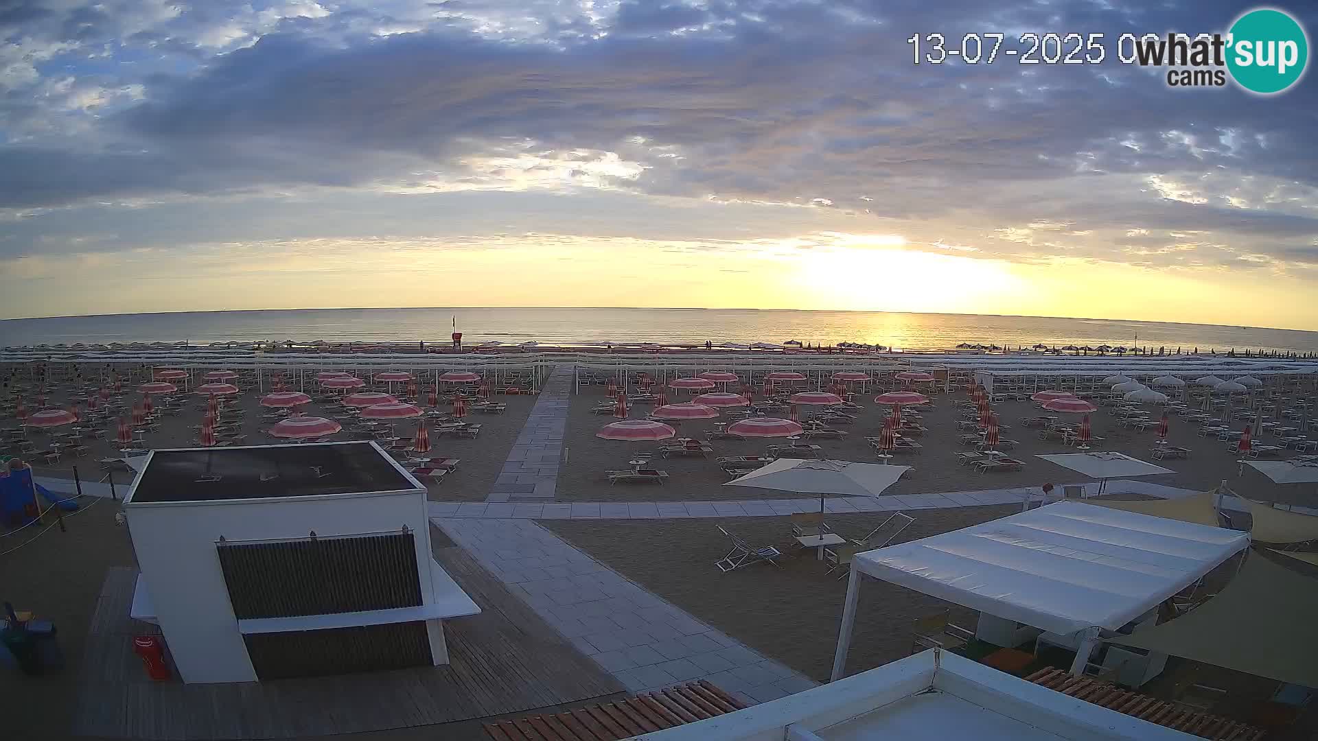 Live webcam Riccione – Bagni Oreste spiaggia 115