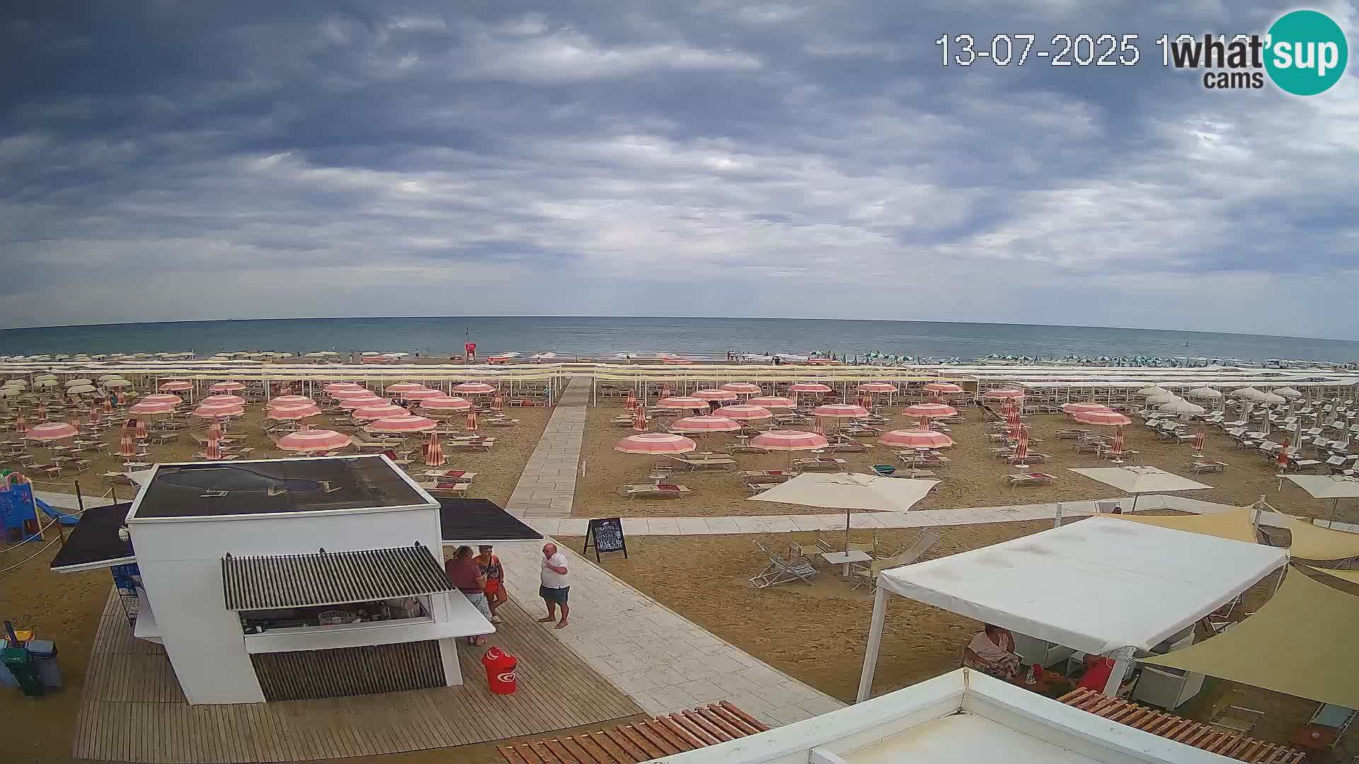 Live webcam Riccione beach – Bagni Oreste spiaggia 115