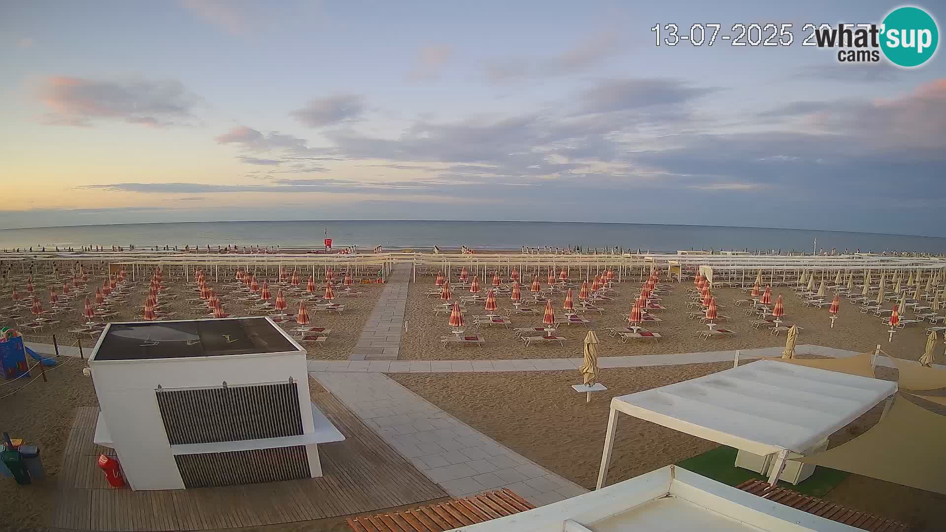 Live webcam Riccione beach – Bagni Oreste spiaggia 115