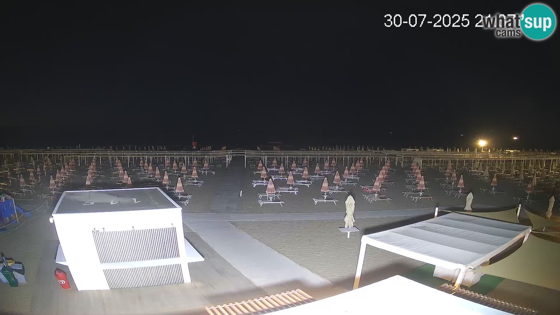 Spletna kamera plaža Riccione – Bagni Oreste spiaggia 115 – Italija