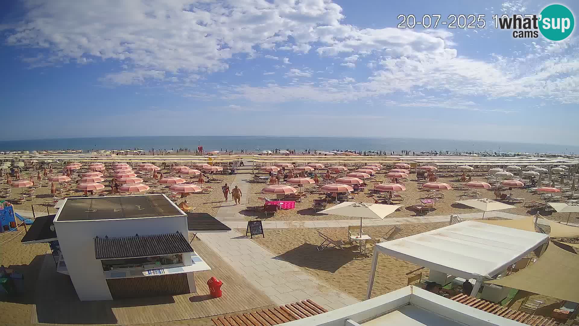 Live webcam Riccione beach – Bagni Oreste spiaggia 115
