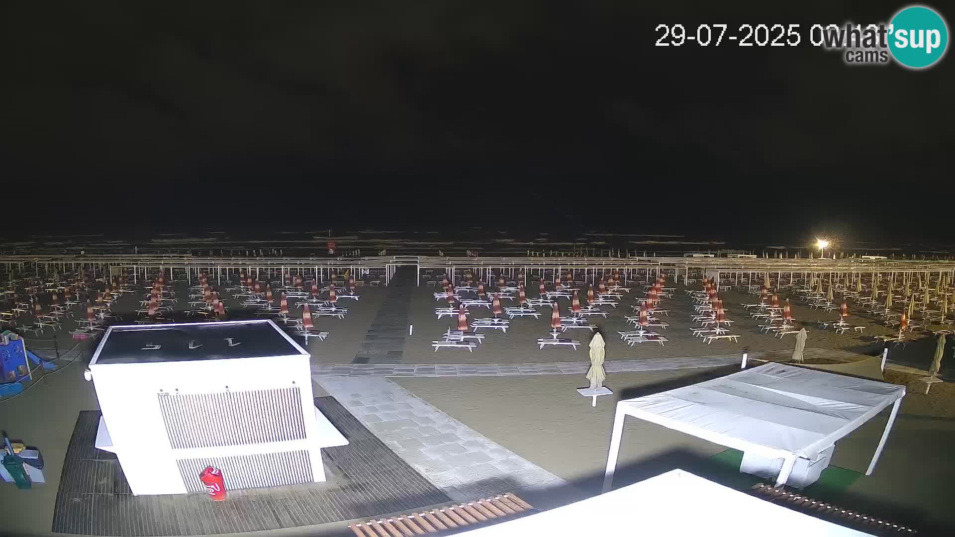 Spletna kamera plaža Riccione – Bagni Oreste spiaggia 115 – Italija