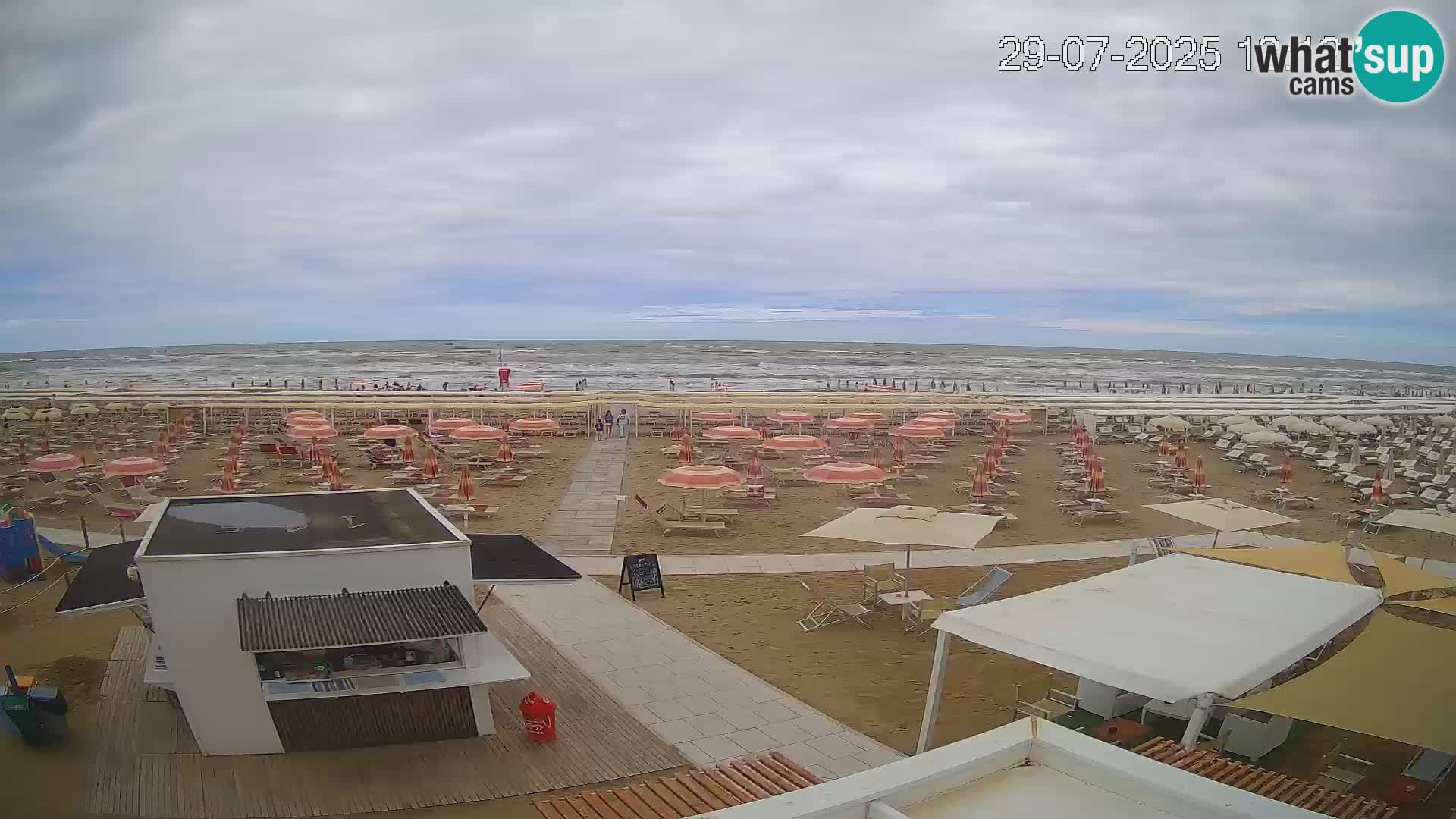 Live webcam Riccione – Bagni Oreste spiaggia 115