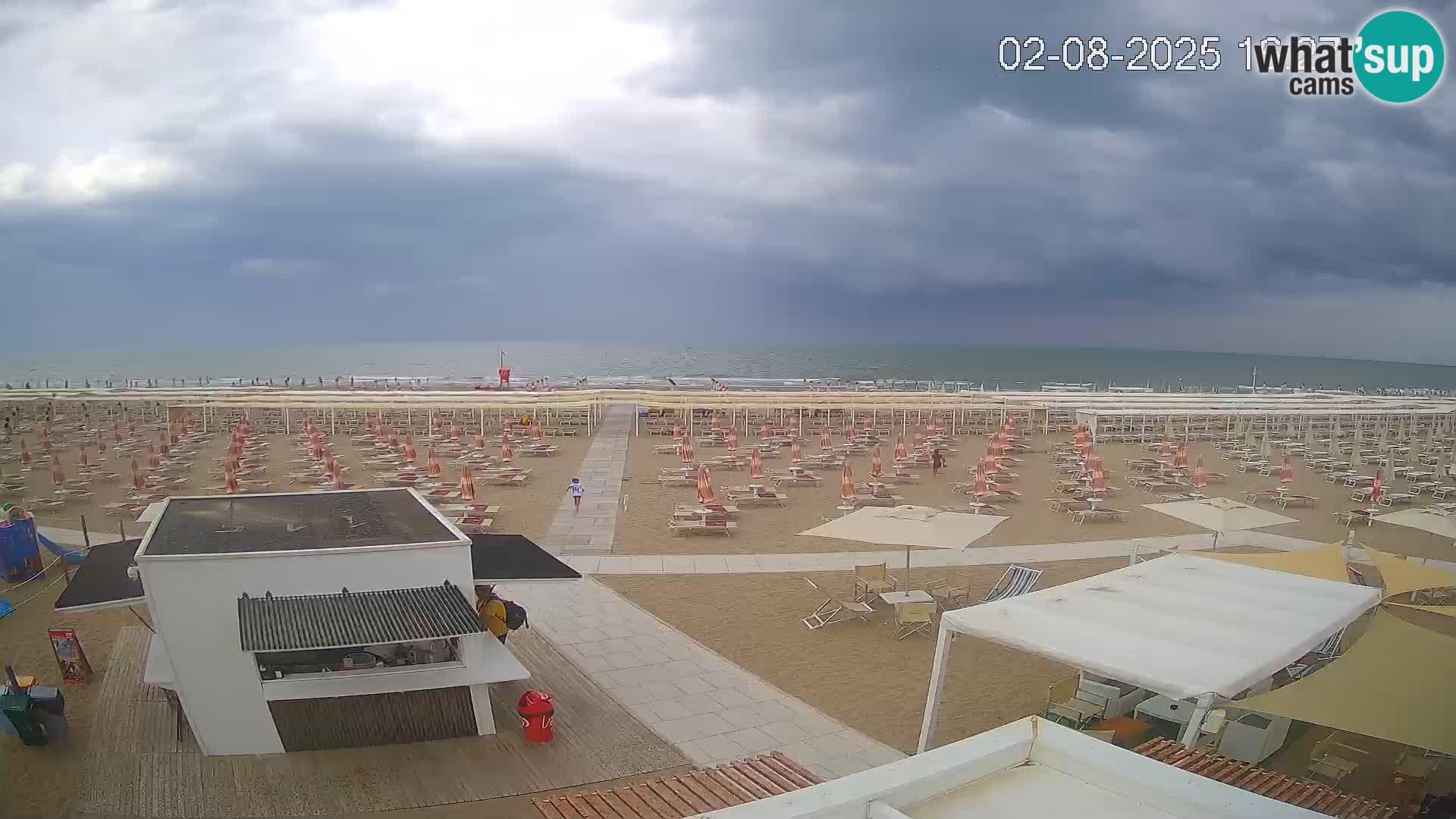 Live webcam Riccione beach – Bagni Oreste spiaggia 115