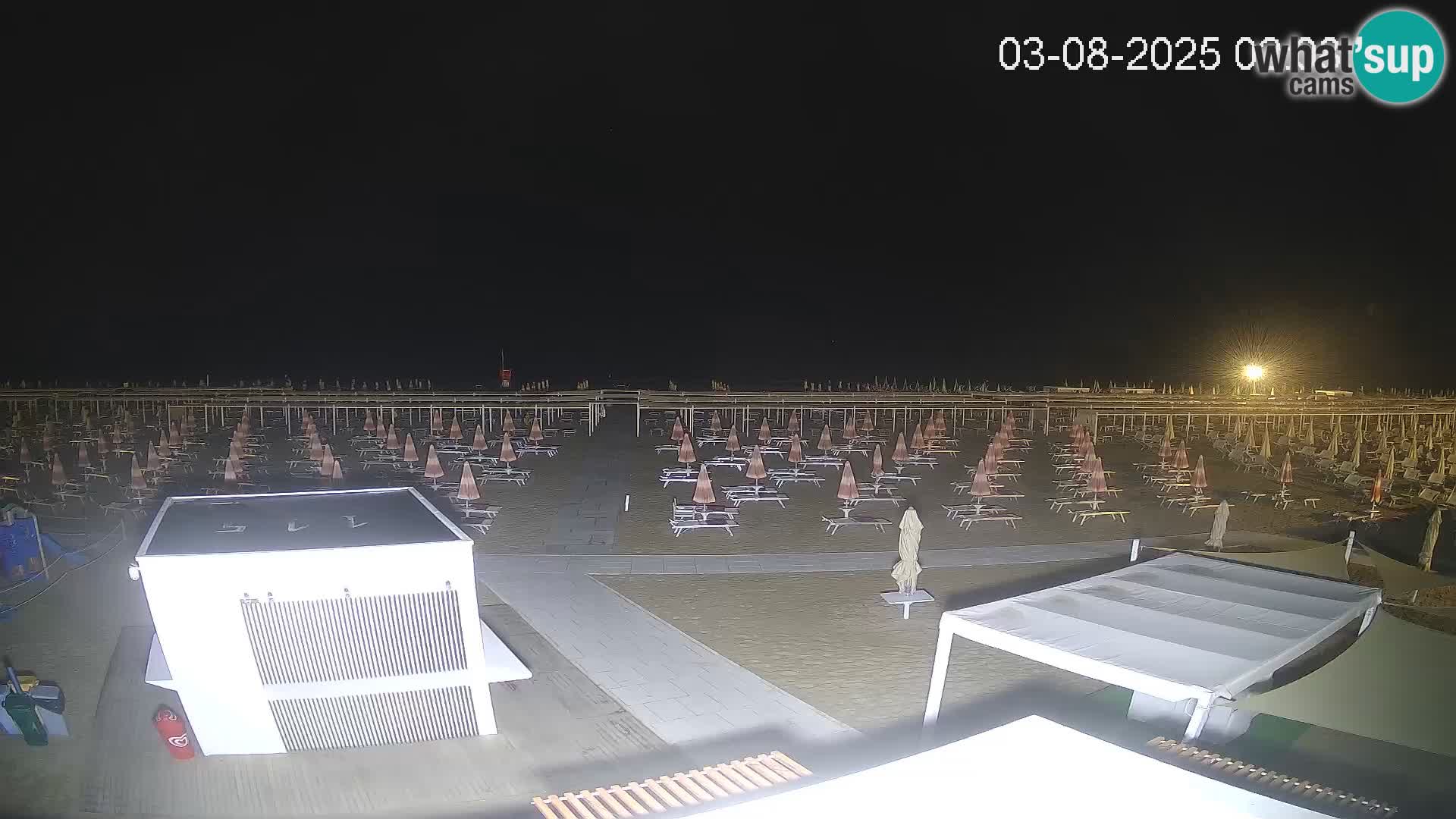 Webcam Riccione plage – Bagni Oreste spiaggia 115 – Italie