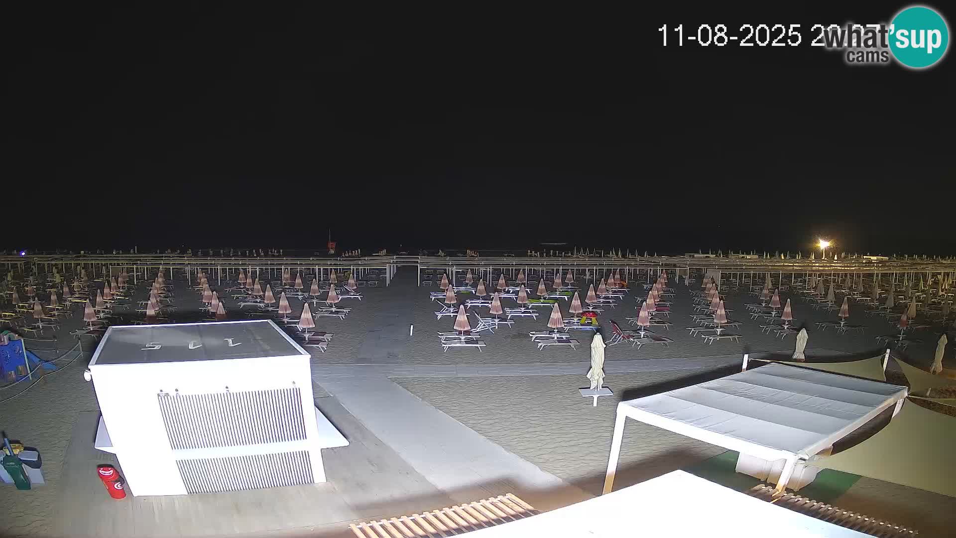 Web kamera plaža Riccione – Bagni Oreste spiaggia 115 – Italija
