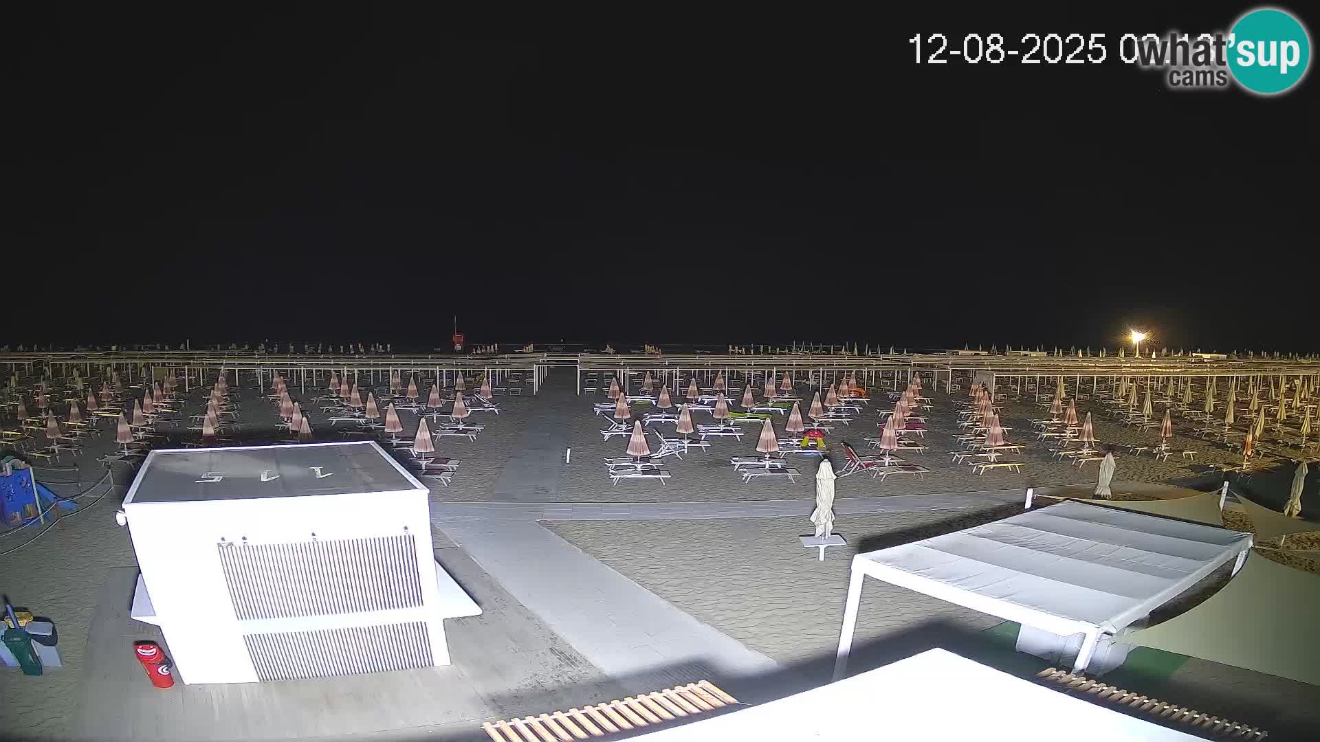 Web kamera plaža Riccione – Bagni Oreste spiaggia 115 – Italija