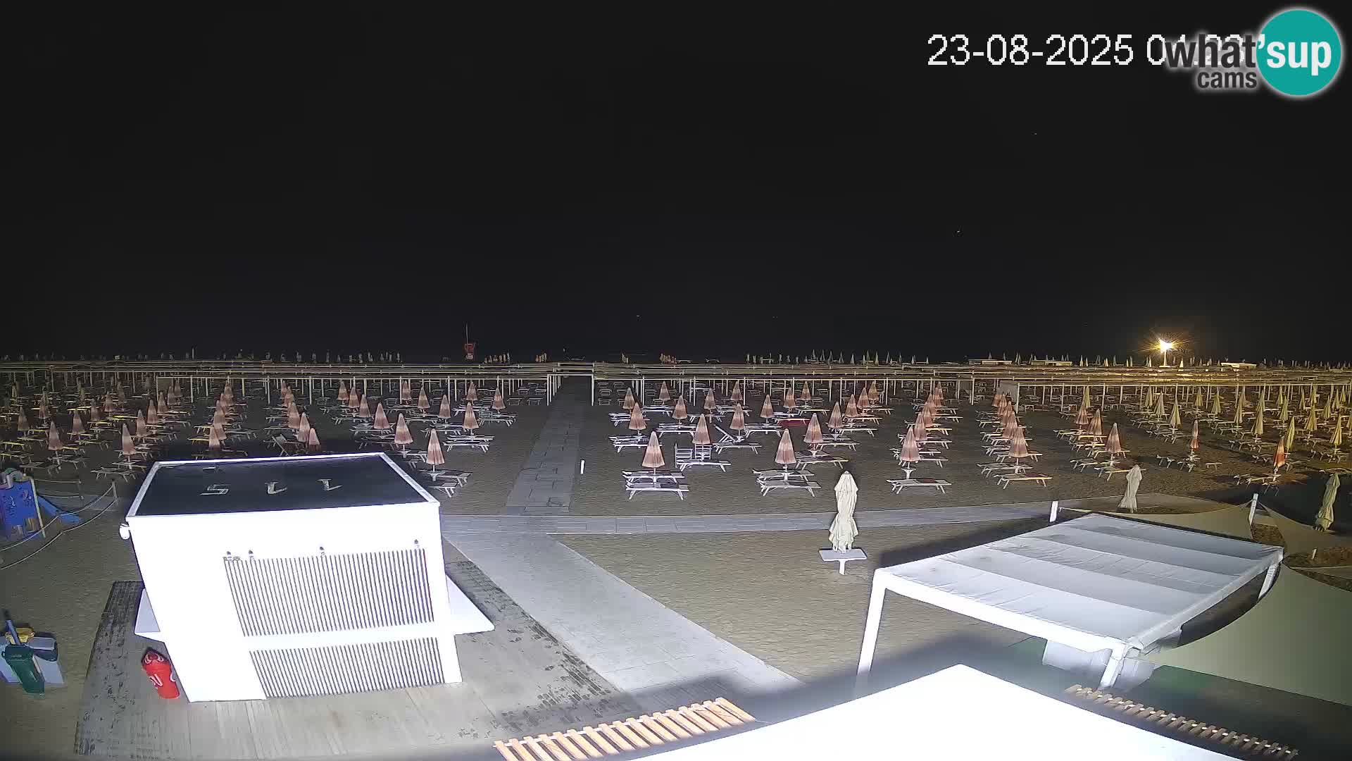 Live webcam Riccione – Bagni Oreste spiaggia 115