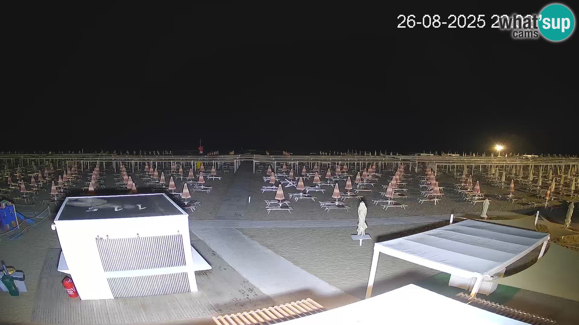 Webcam Riccione plage – Bagni Oreste spiaggia 115 – Italie