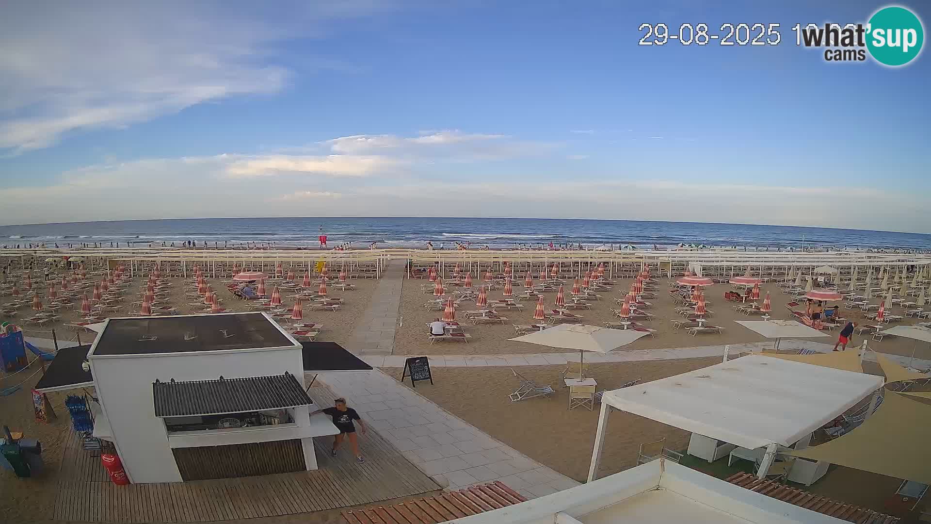 Live webcam Riccione – Bagni Oreste spiaggia 115