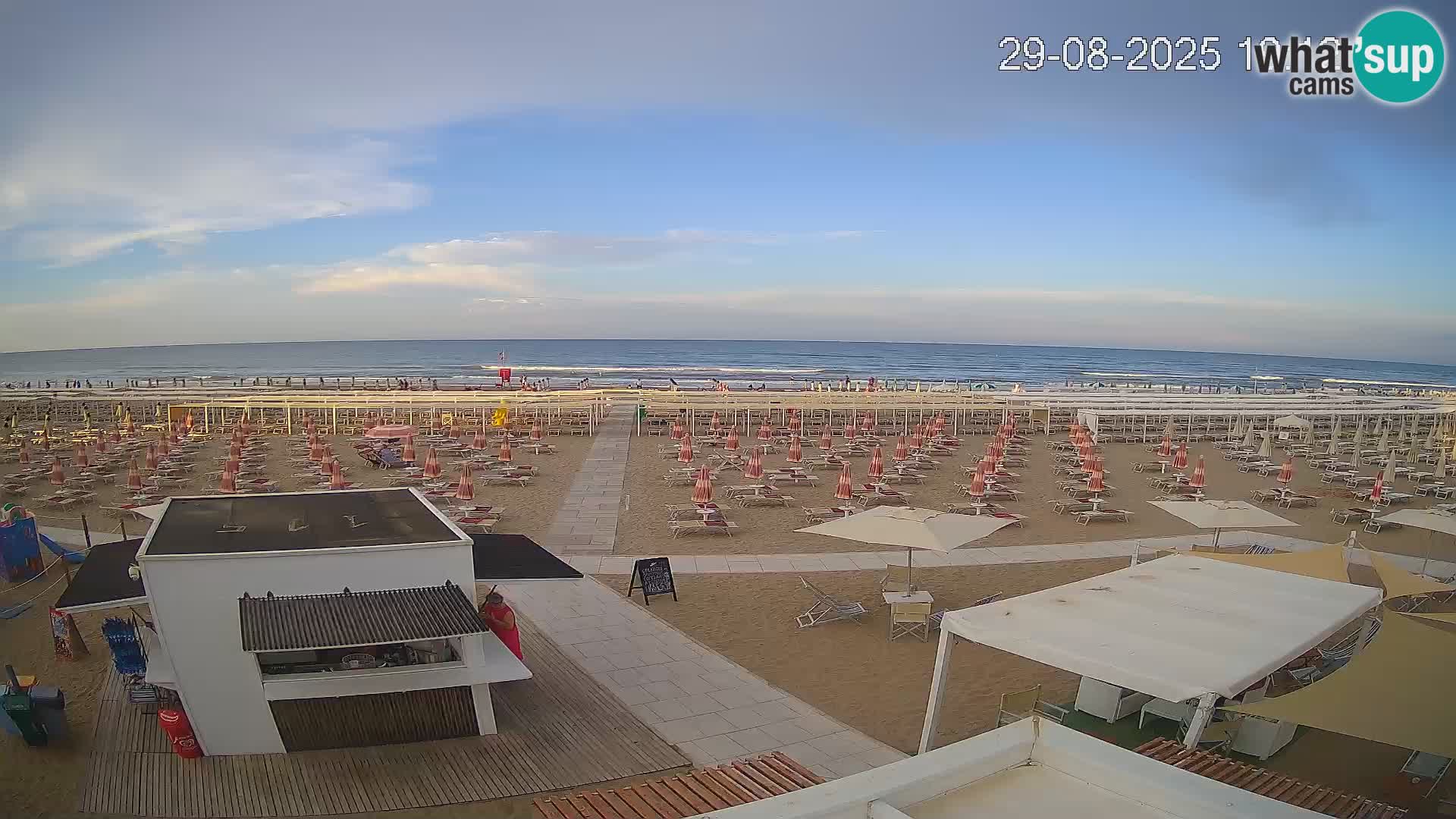 Camera en vivo playa Riccione – Bagni Oreste spiaggia 115 – Italia