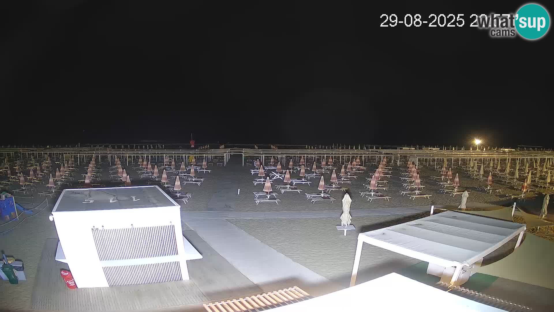 Webcam Riccione plage – Bagni Oreste spiaggia 115 – Italie