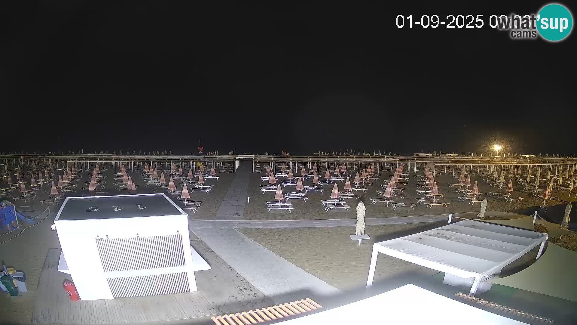 Live webcam Riccione – Bagni Oreste spiaggia 115