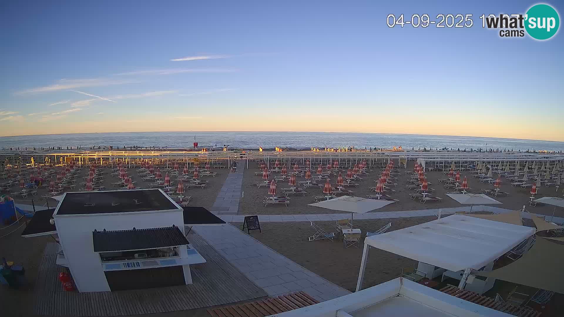 Live webcam Riccione – Bagni Oreste spiaggia 115