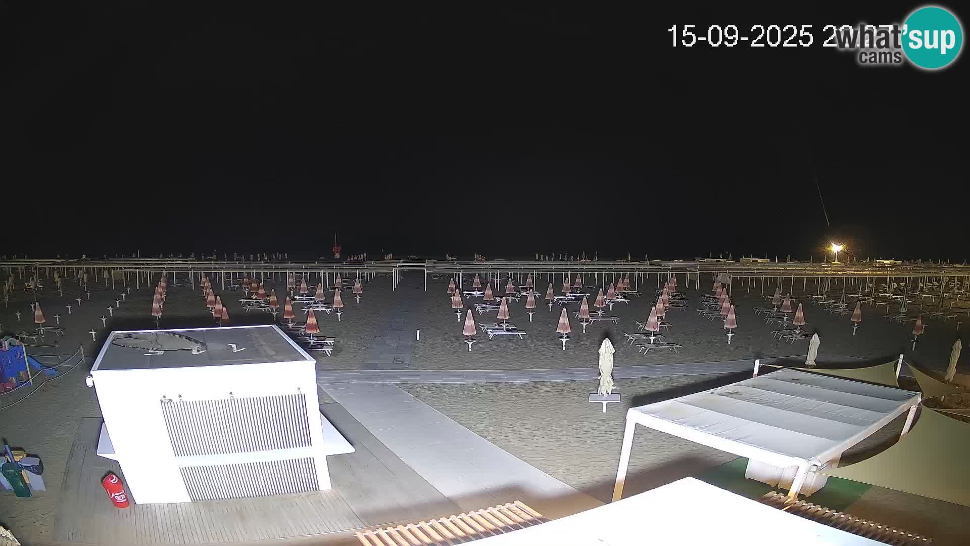 Spletna kamera plaža Riccione – Bagni Oreste spiaggia 115 – Italija