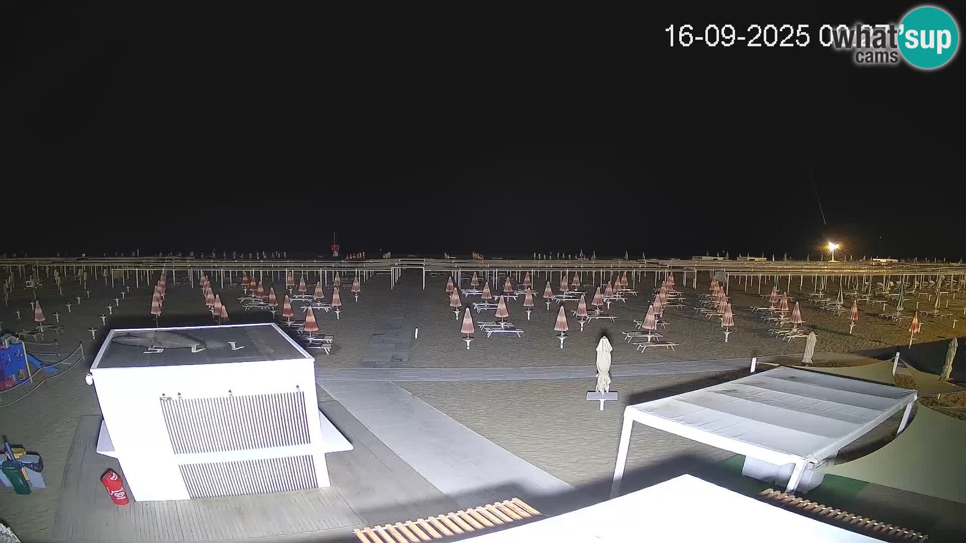 Spletna kamera plaža Riccione – Bagni Oreste spiaggia 115 – Italija