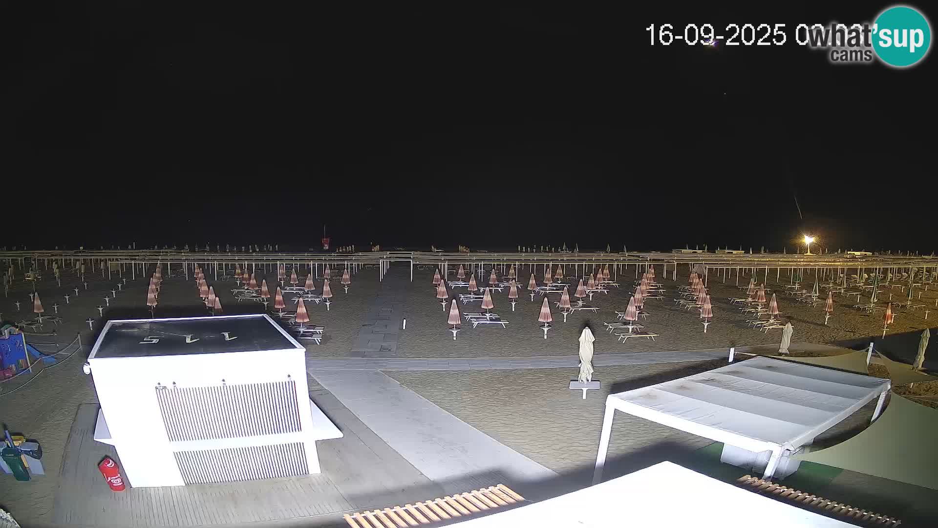 Web kamera plaža Riccione – Bagni Oreste spiaggia 115 – Italija