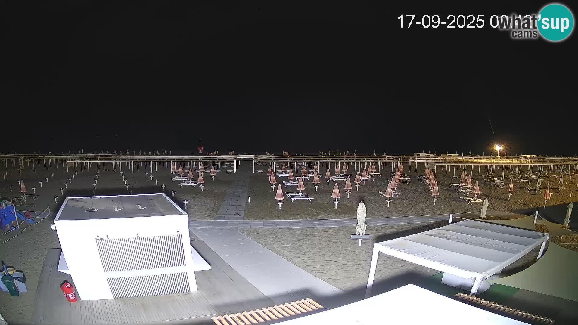 Web kamera plaža Riccione – Bagni Oreste spiaggia 115 – Italija