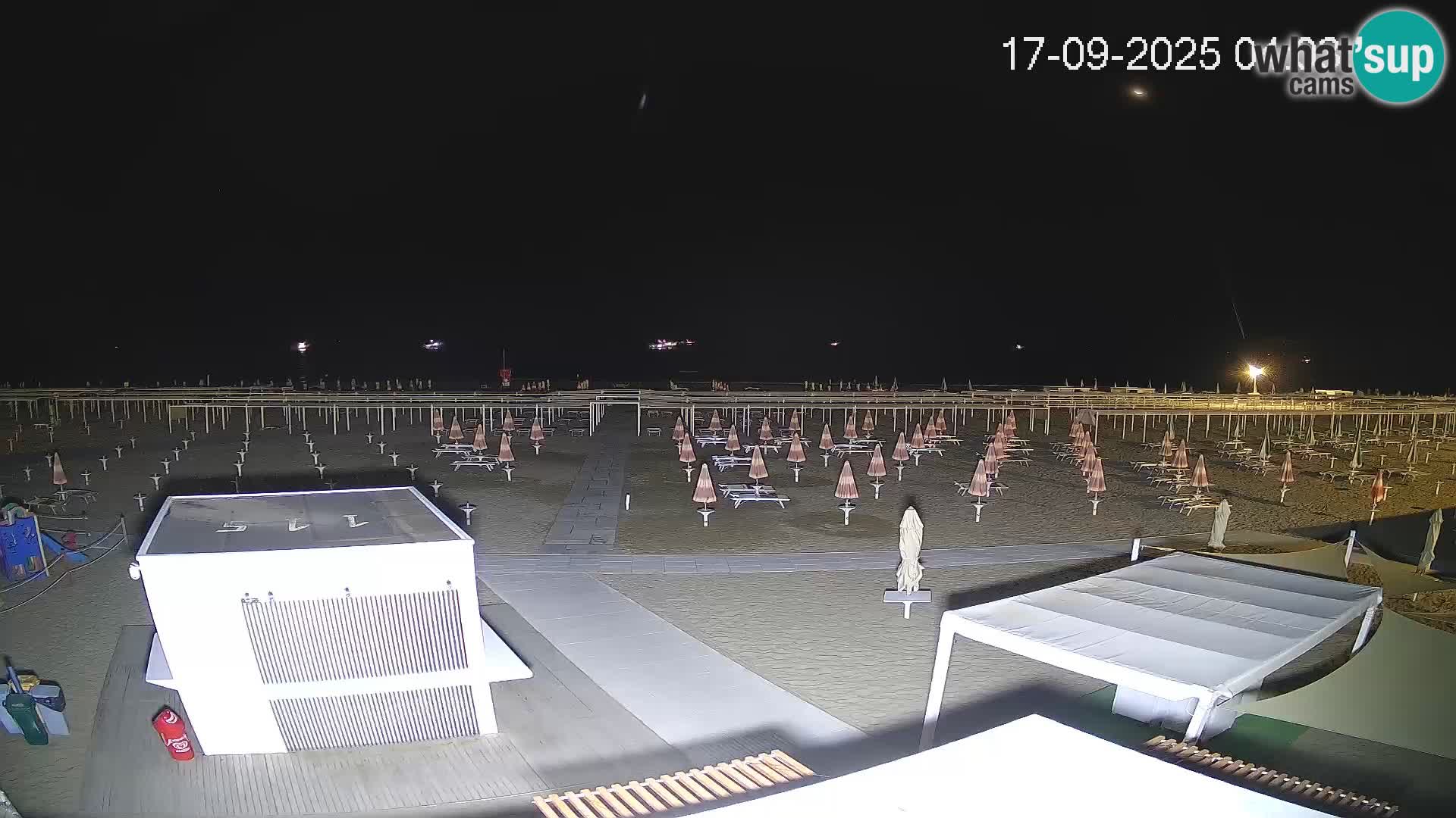 Web kamera plaža Riccione – Bagni Oreste spiaggia 115 – Italija