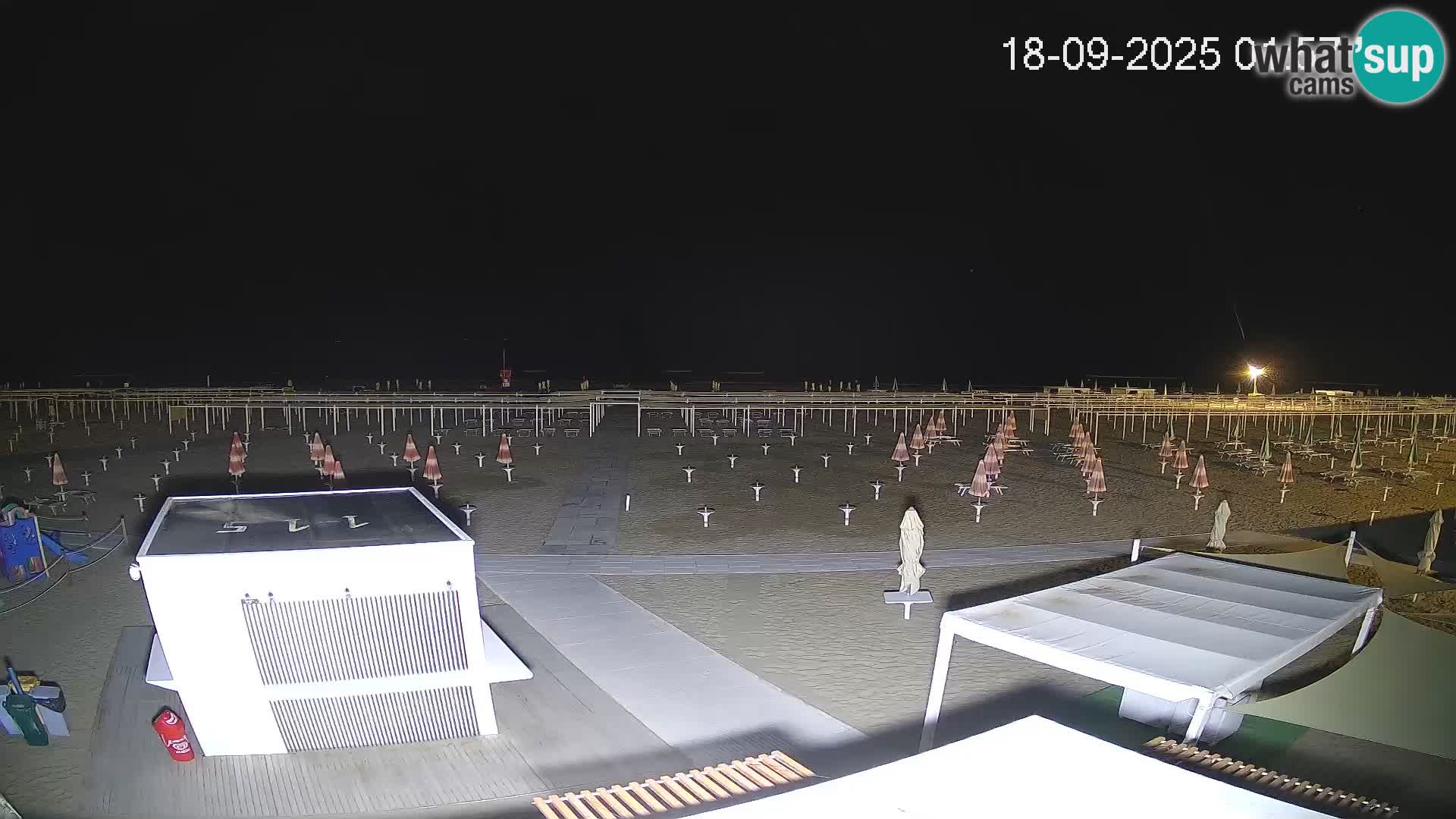 Live webcam Riccione – Bagni Oreste spiaggia 115