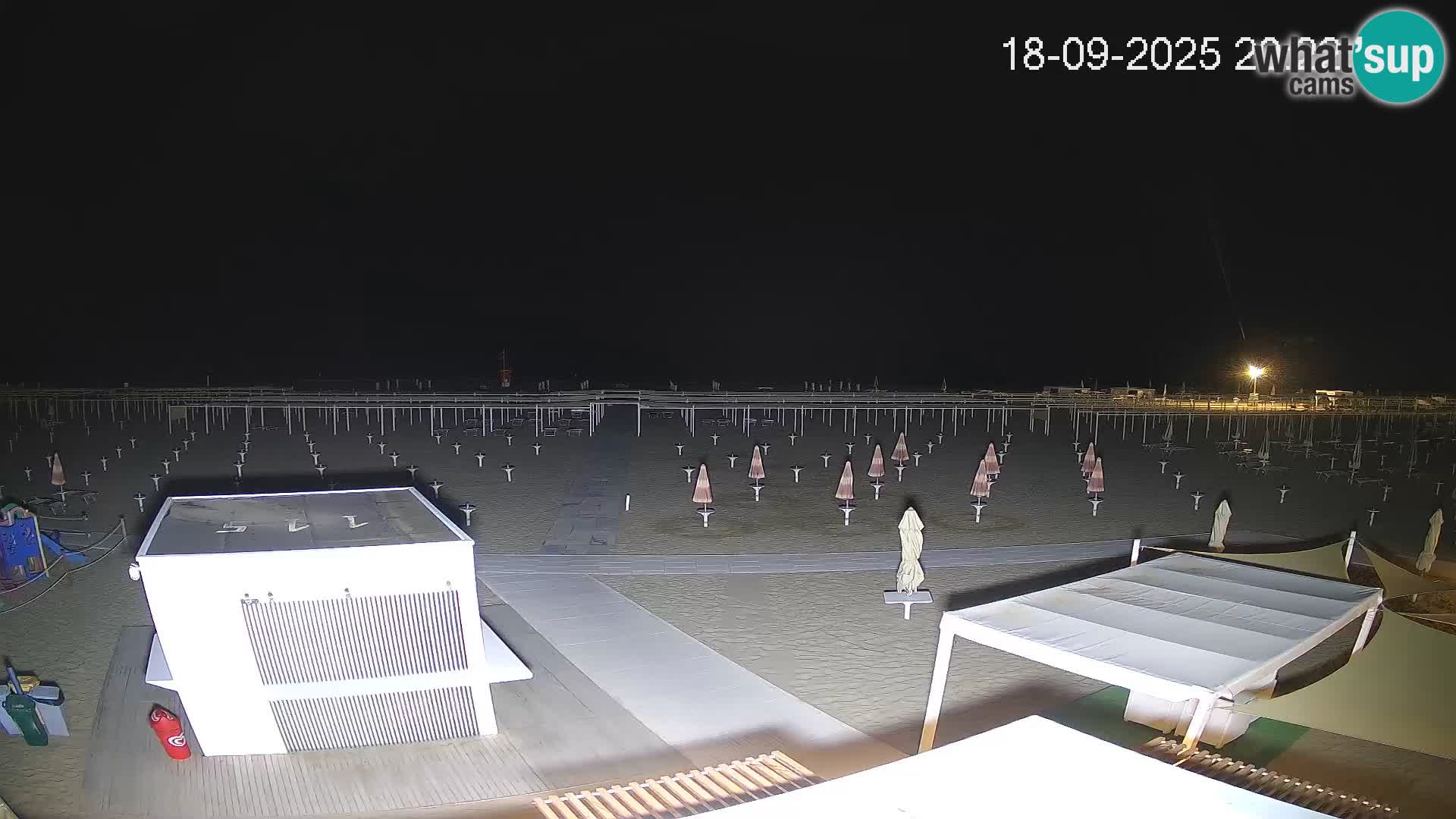 Live webcam Riccione beach – Bagni Oreste spiaggia 115