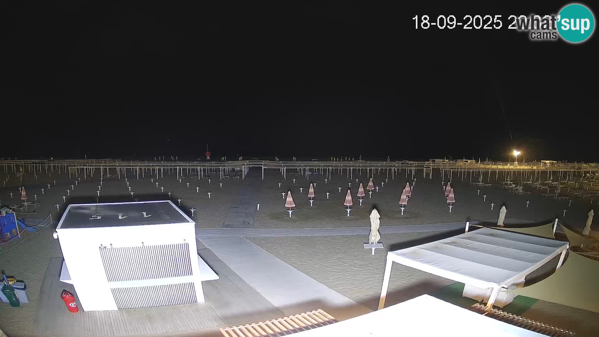 Webcam Riccione plage – Bagni Oreste spiaggia 115 – Italie