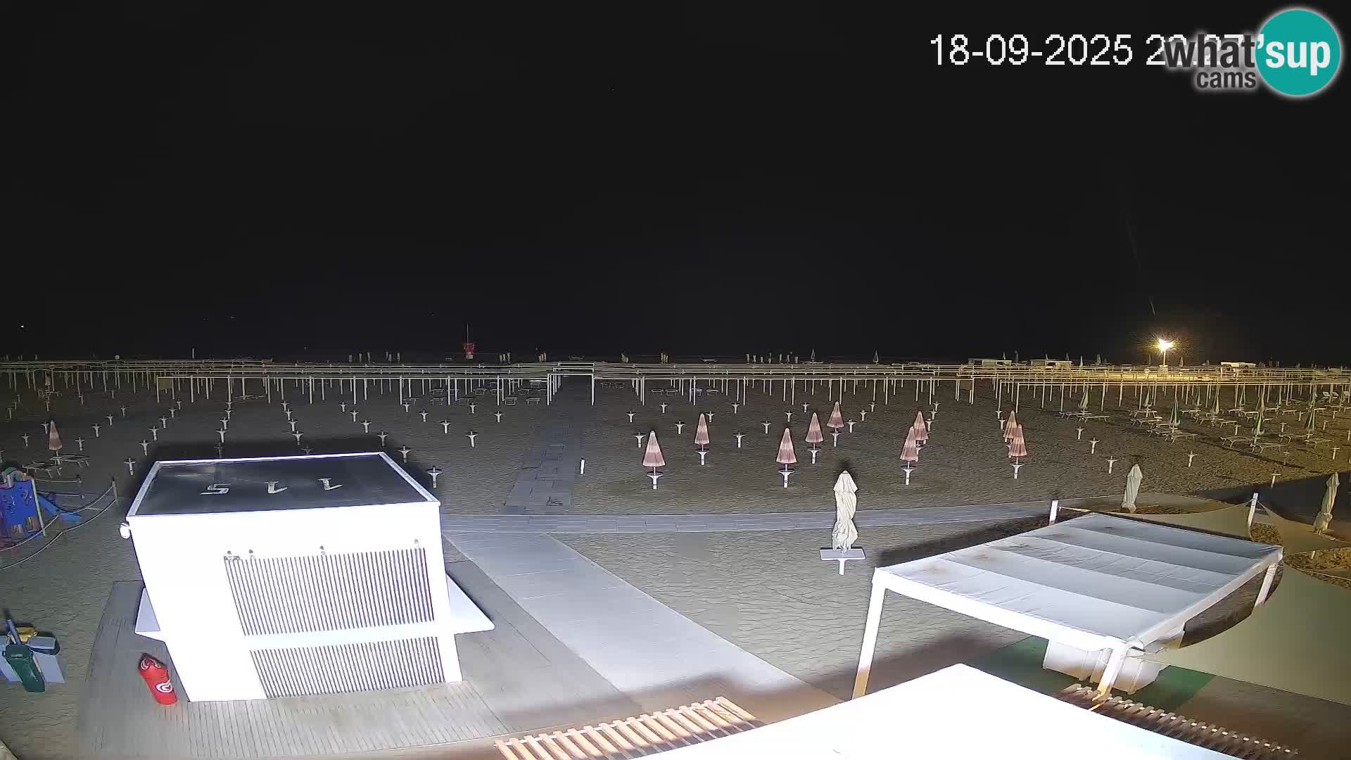 Web kamera plaža Riccione – Bagni Oreste spiaggia 115 – Italija