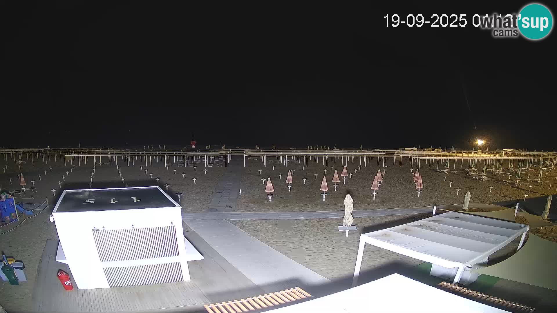 Live webcam Riccione beach – Bagni Oreste spiaggia 115