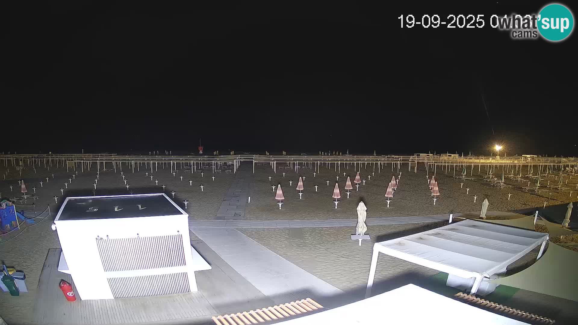 Live webcam Riccione – Bagni Oreste spiaggia 115