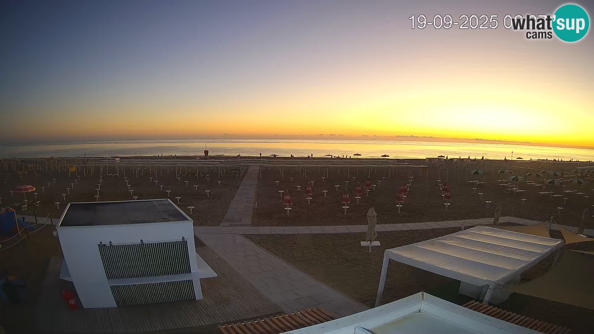 Live webcam Riccione beach – Bagni Oreste spiaggia 115