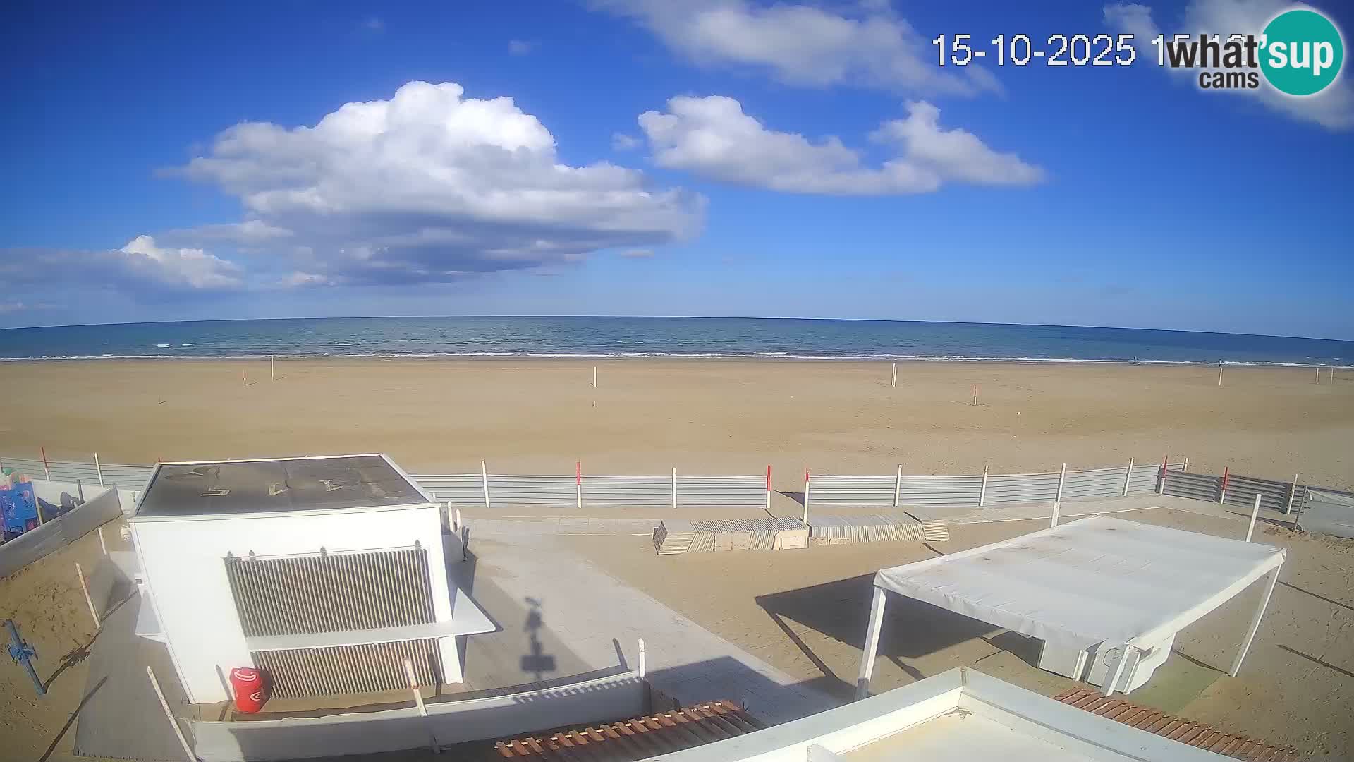 Live webcam Riccione – Bagni Oreste spiaggia 115