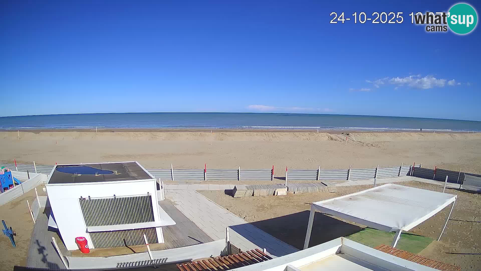 Live webcam Riccione beach – Bagni Oreste spiaggia 115