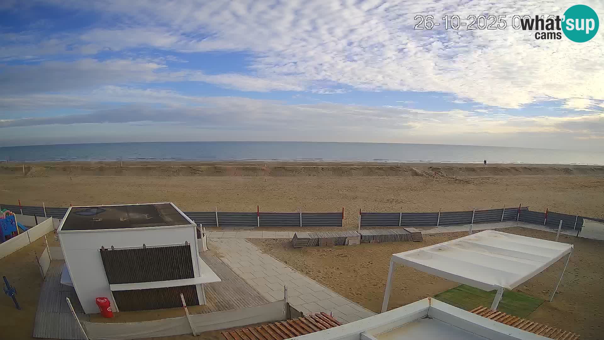 Webcam Riccione plage – Bagni Oreste spiaggia 115 – Italie