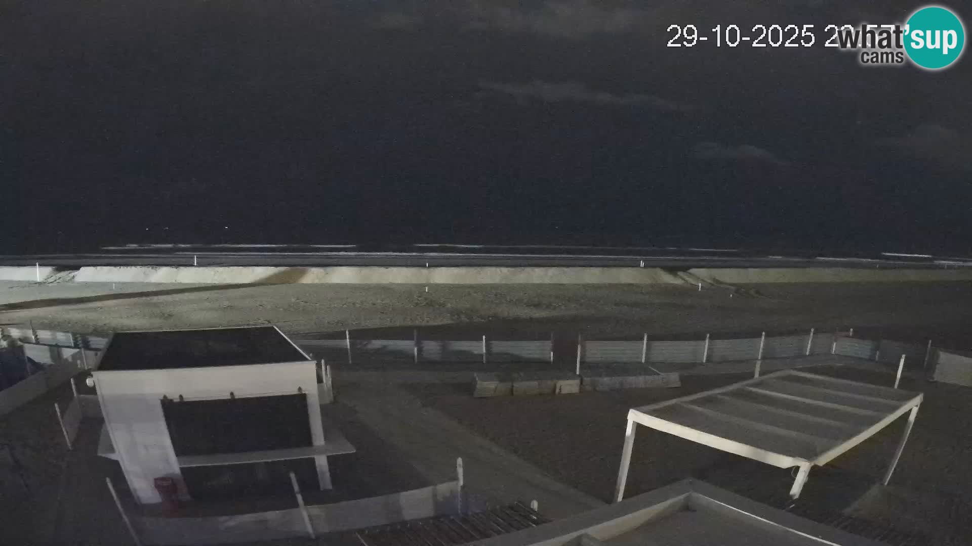 Live webcam Riccione Strand – Bagni Oreste spiaggia 115 – Italien