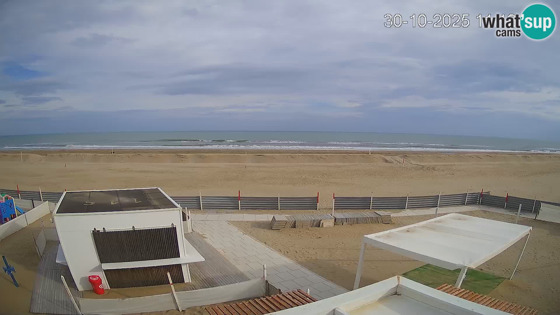 Webcam Riccione plage – Bagni Oreste spiaggia 115 – Italie