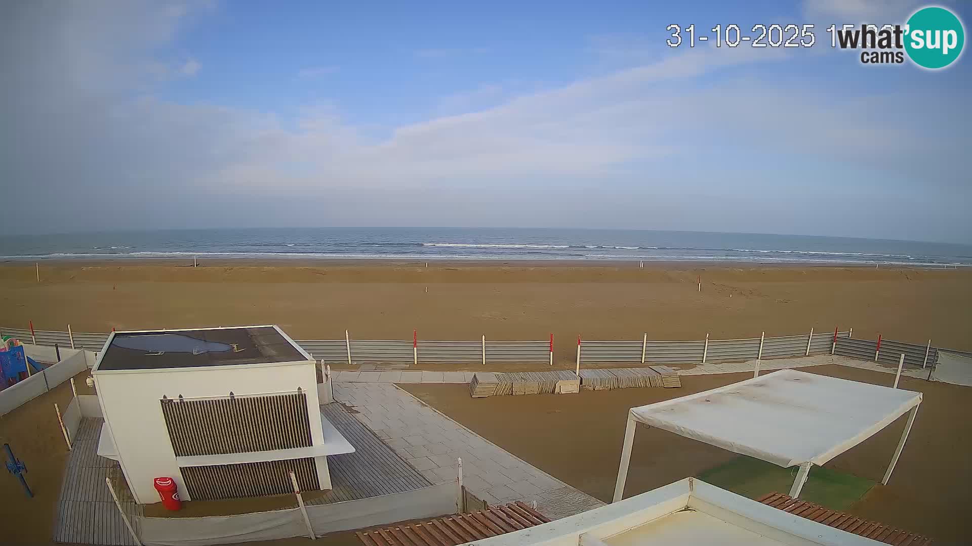 Live webcam Riccione beach – Bagni Oreste spiaggia 115