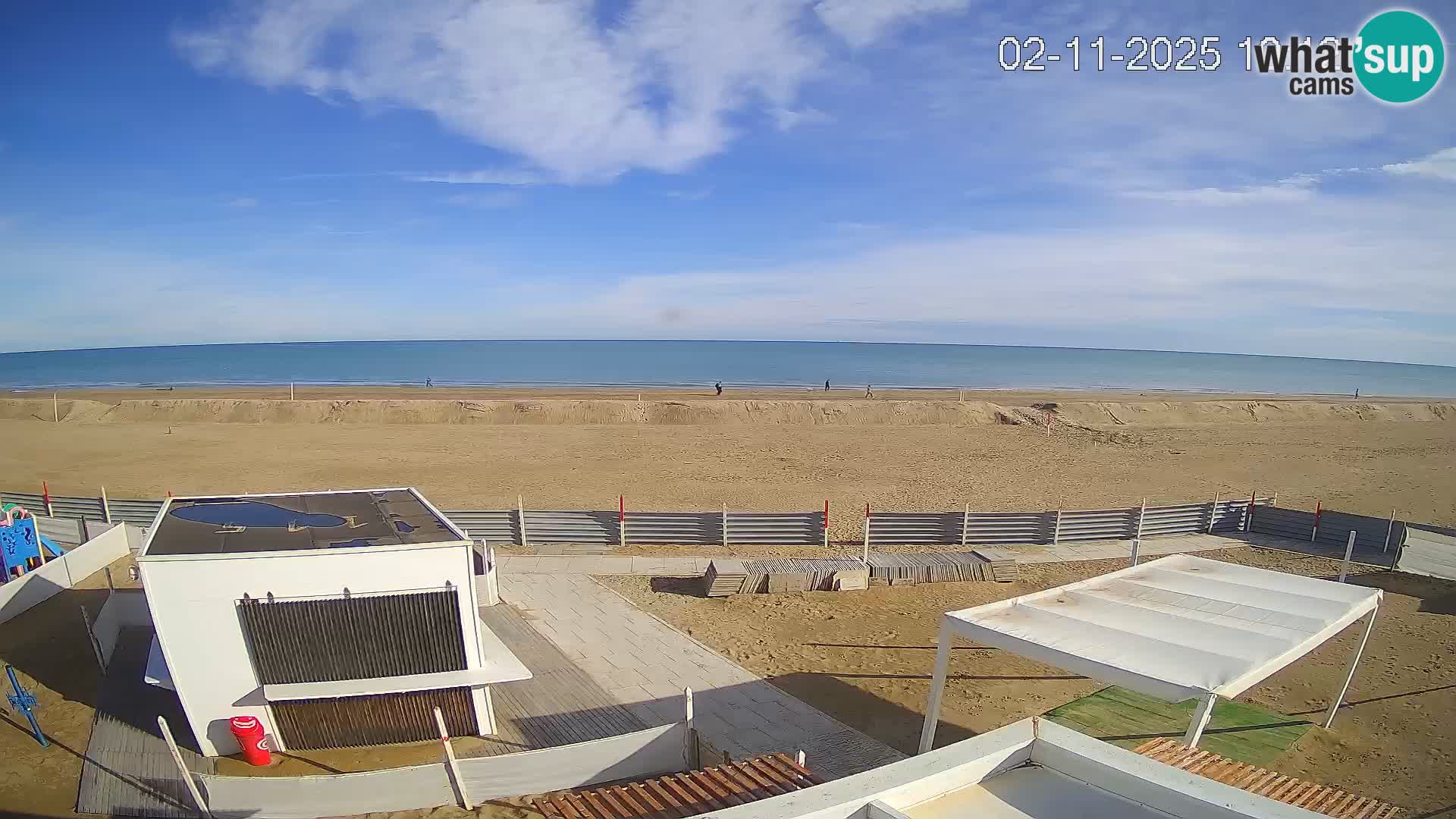 Camera en vivo playa Riccione – Bagni Oreste spiaggia 115 – Italia