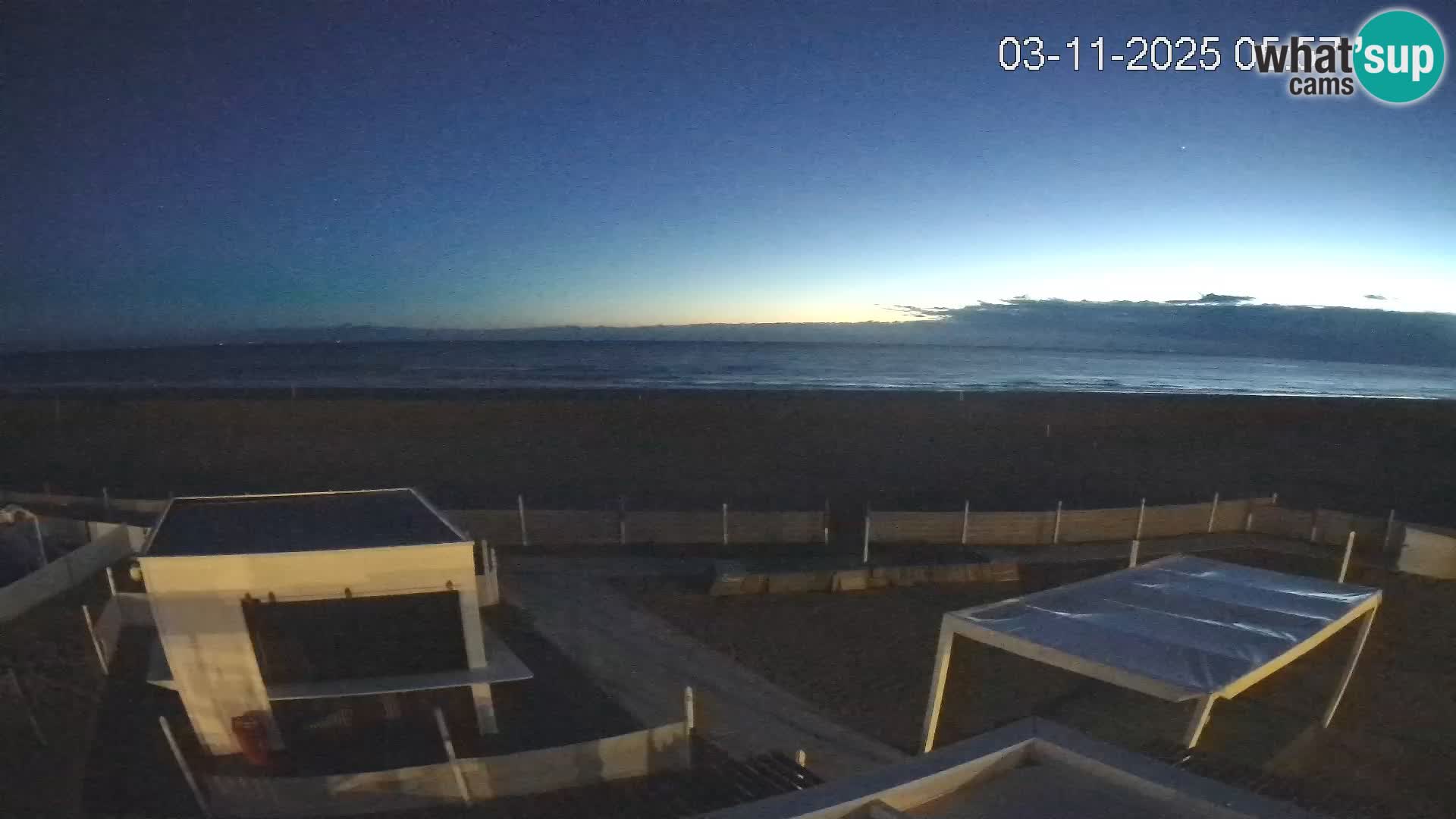 Spletna kamera plaža Riccione – Bagni Oreste spiaggia 115 – Italija