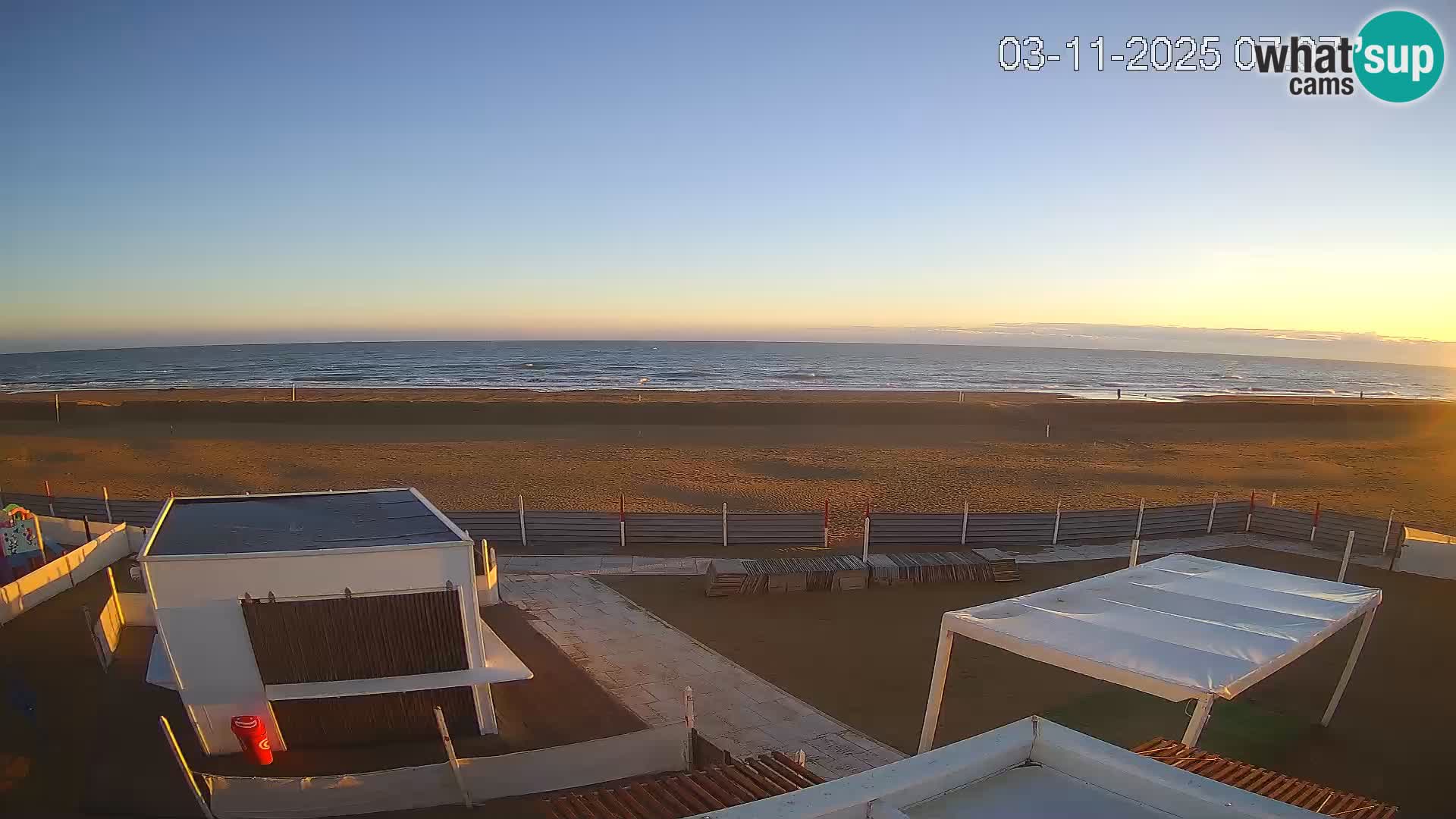 Live webcam Riccione – Bagni Oreste spiaggia 115