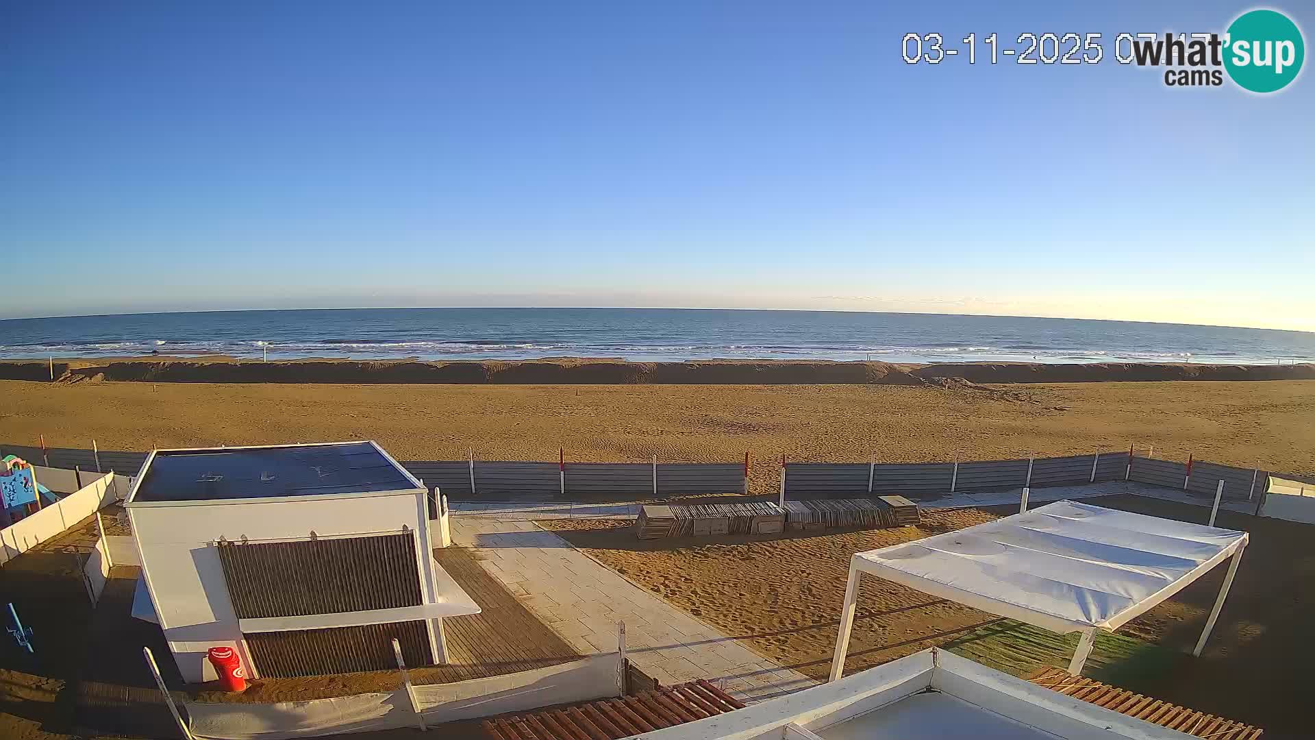 Live webcam Riccione beach – Bagni Oreste spiaggia 115